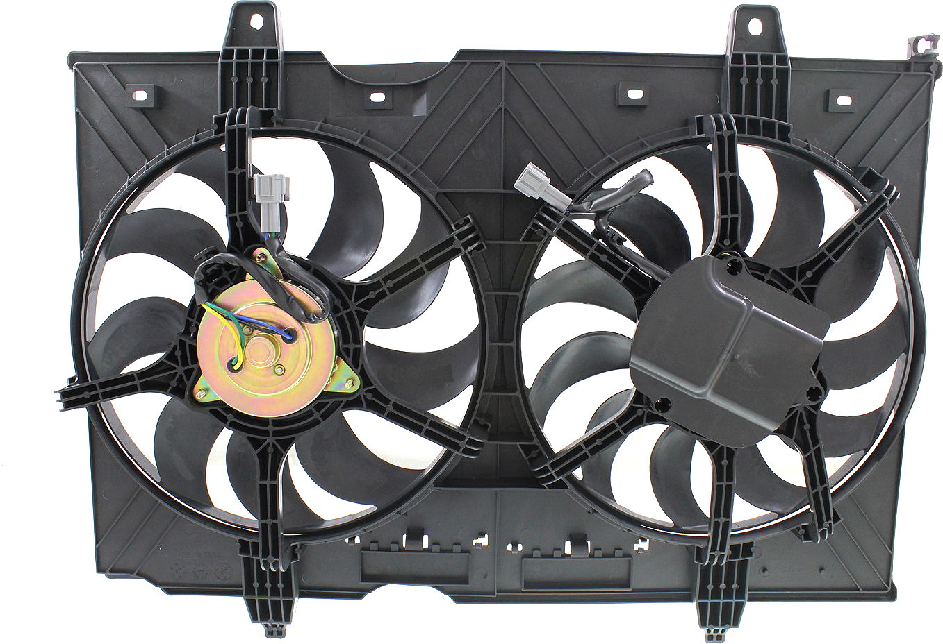 Radiator Fan - Fan Blade, Motor and Shroud, 4 Cyl., 2.5L Engine