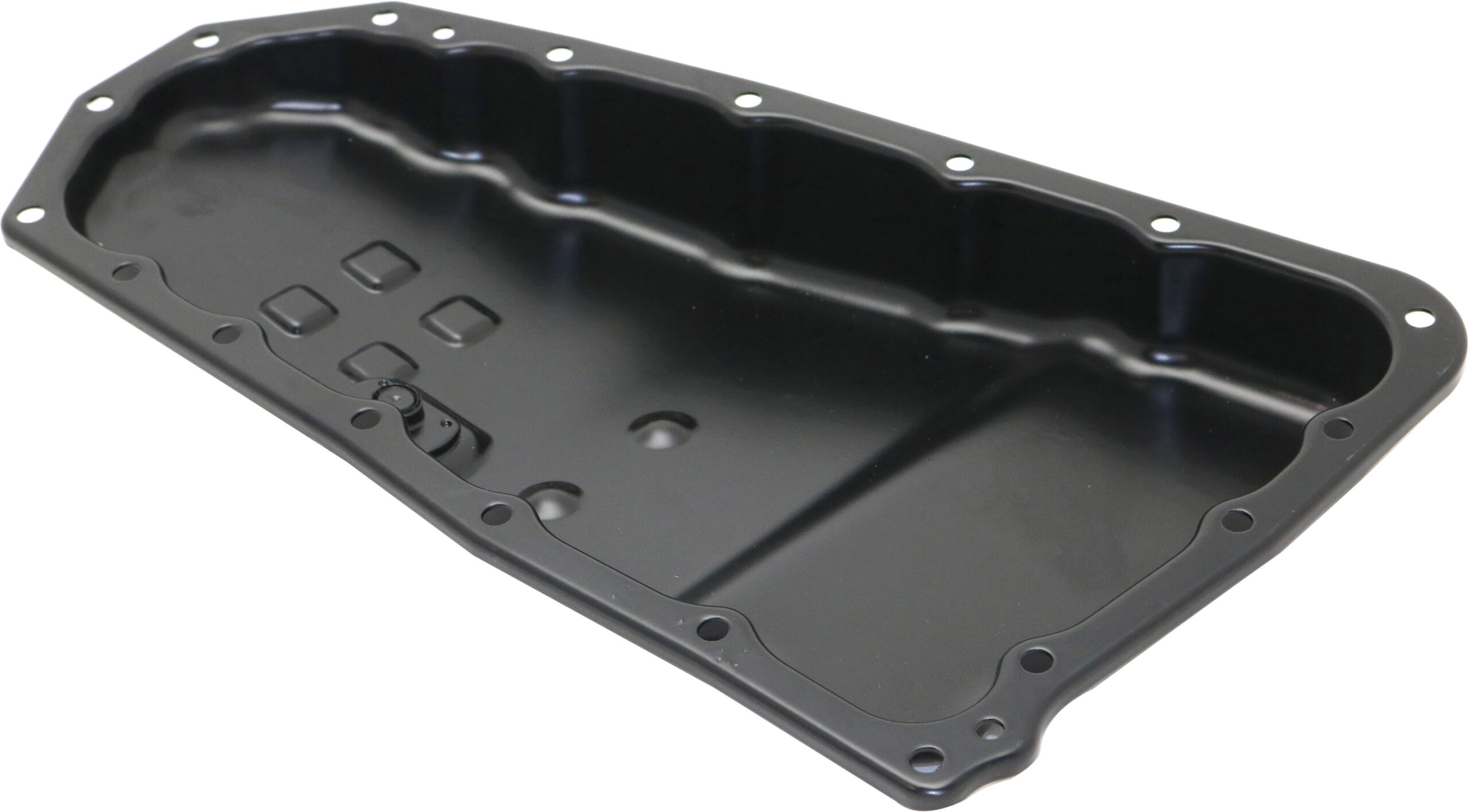 Transmission Pan, Black, Steel - Image 2