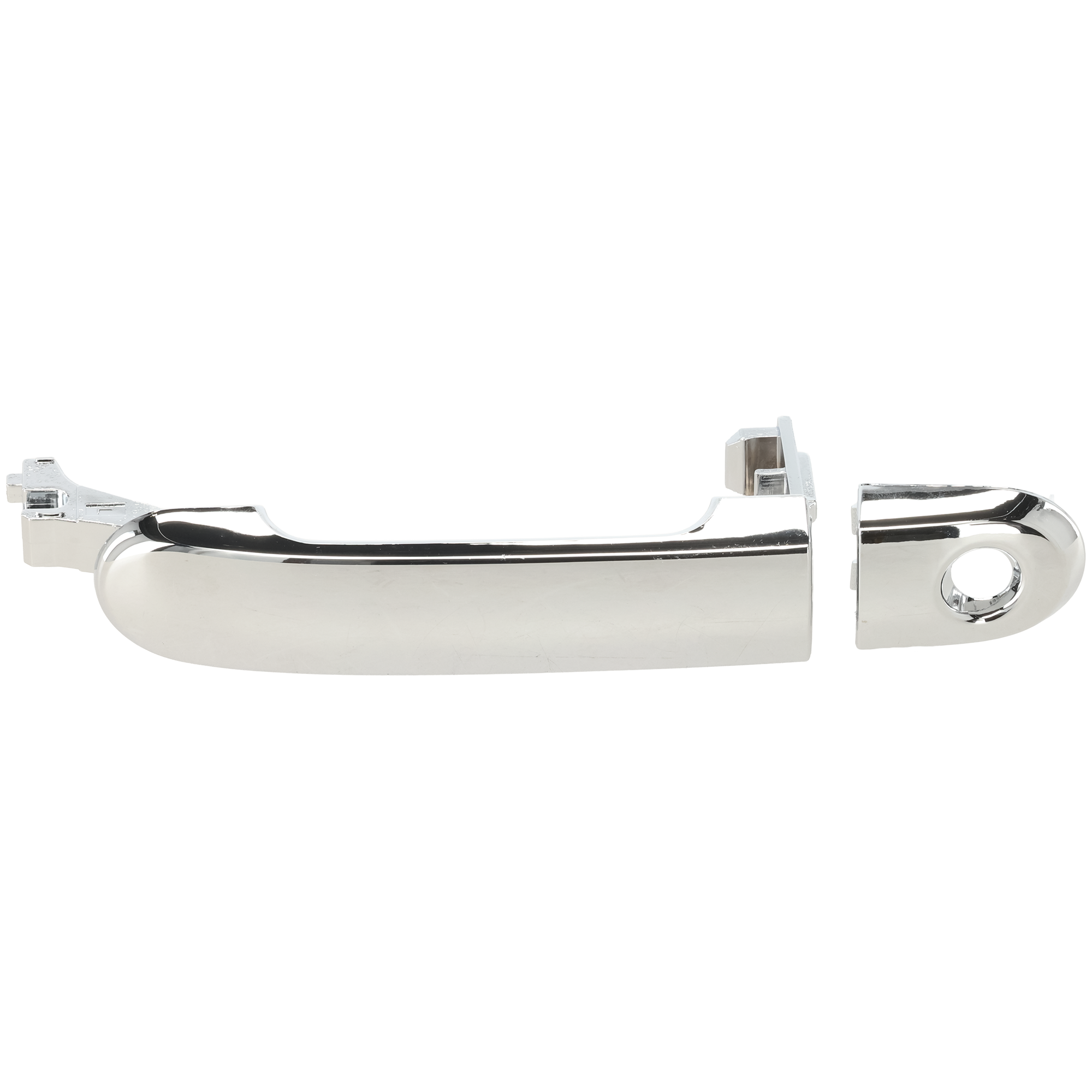 Front, Driver Side Chrome Exterior Door Handle, With Key Hole - Image 2