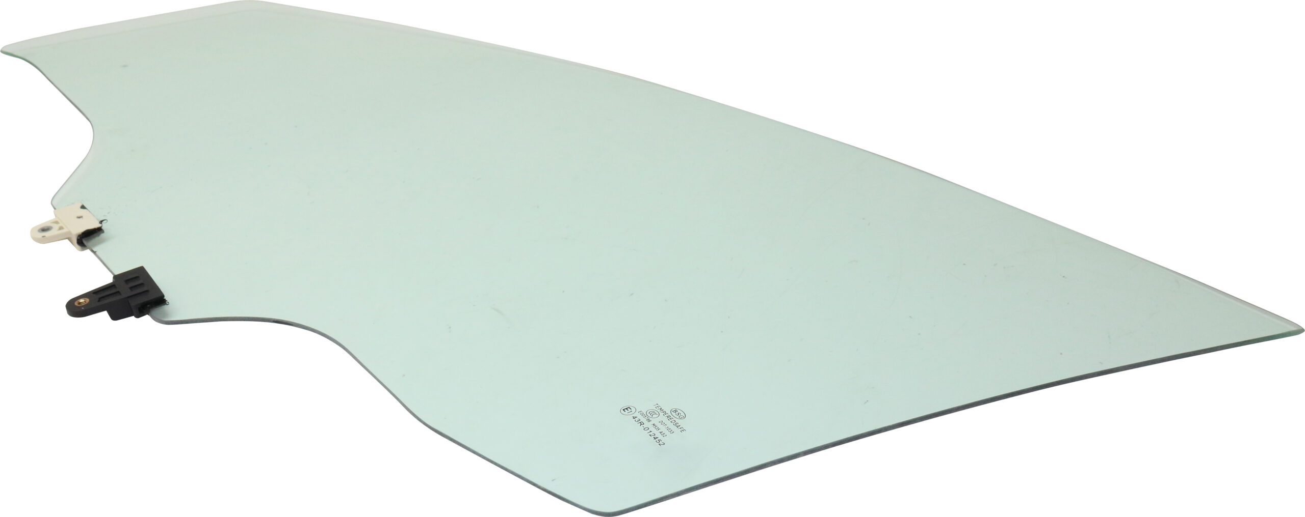 Front, Driver Side Door Glass, Green Tint, Replaces NAGS No. FD25764 GTYN - Image 2
