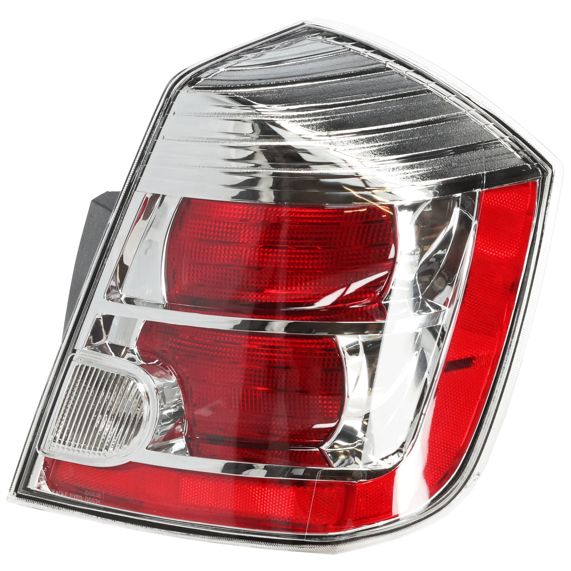 Passenger Side Tail Light, with Bulb, Halogen, Clear and Red Lens, Base/S/SL Models