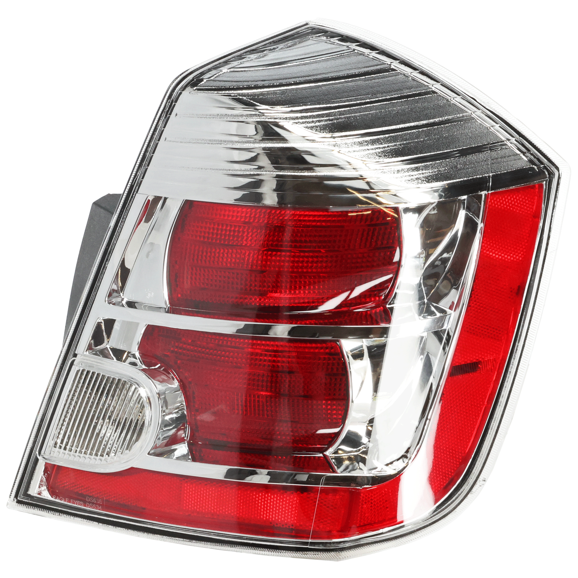 Passenger Side Tail Light, with Bulb, Halogen, Clear and Red Lens, Base/S/SL Models - Image 2