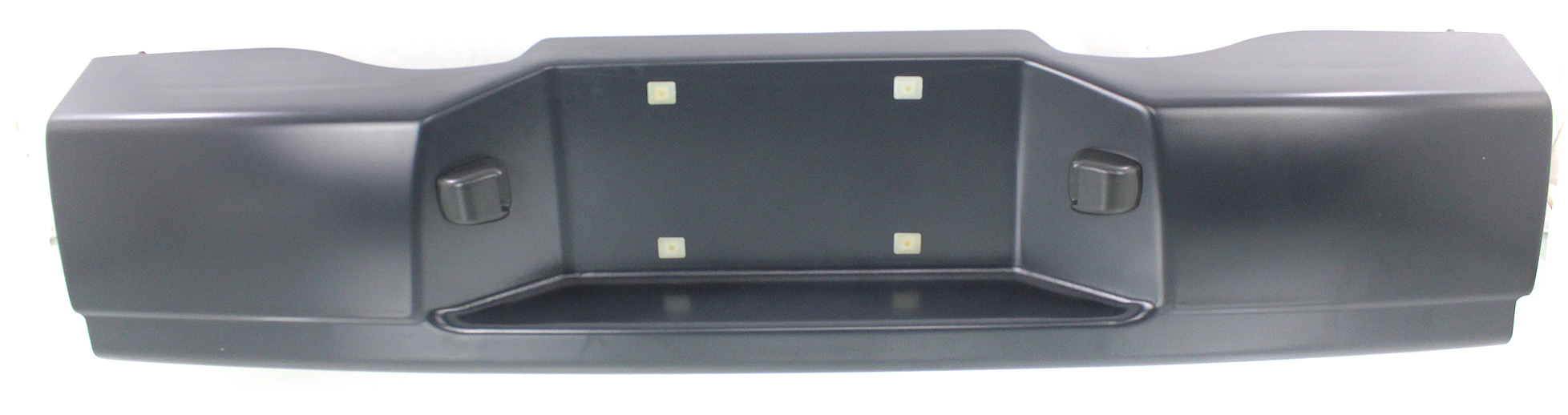 Rear Bumper, Painted Gray, Without Mounting Brackets