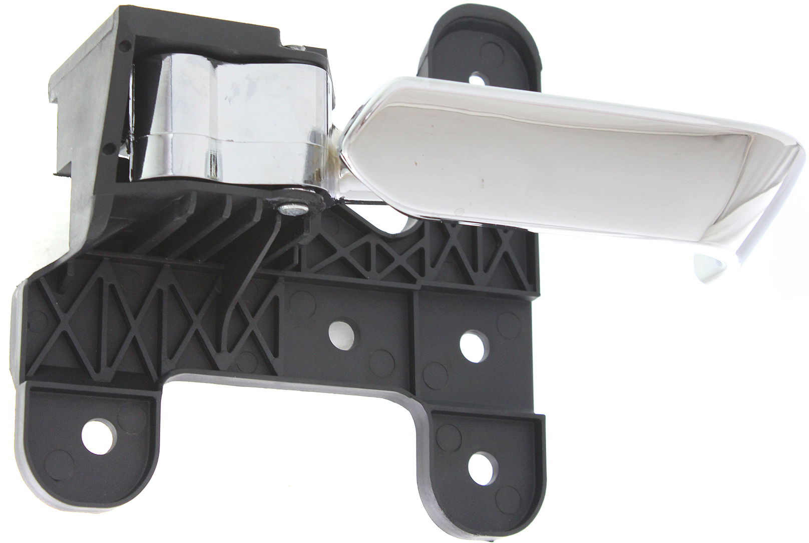 Front or Rear, Driver Side Interior Door Handle, Chrome, Without Door Lock Hole - Image 2