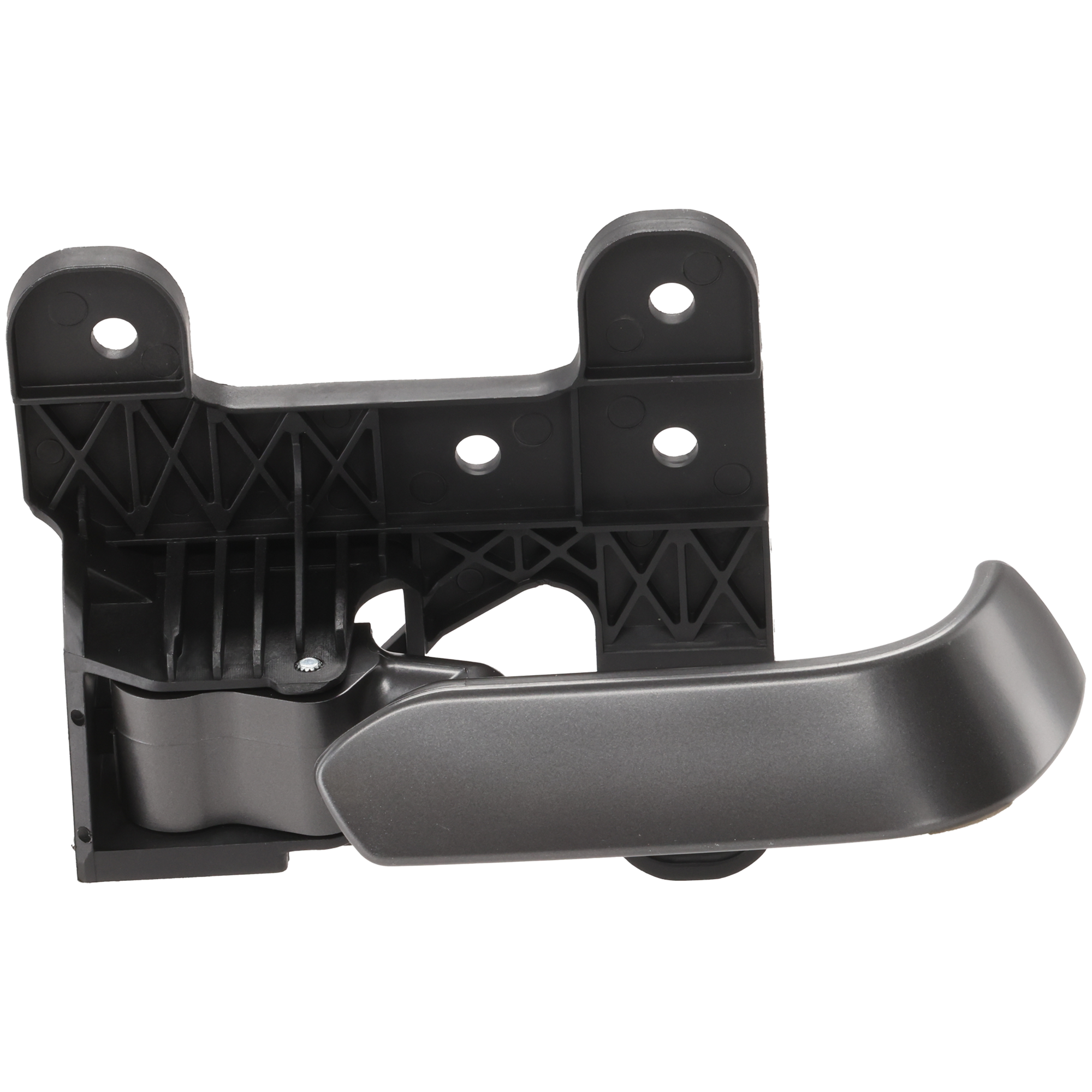 Front or Rear, Passenger Side Interior Door Handle, Gray, Without Door Lock Hole - Image 2