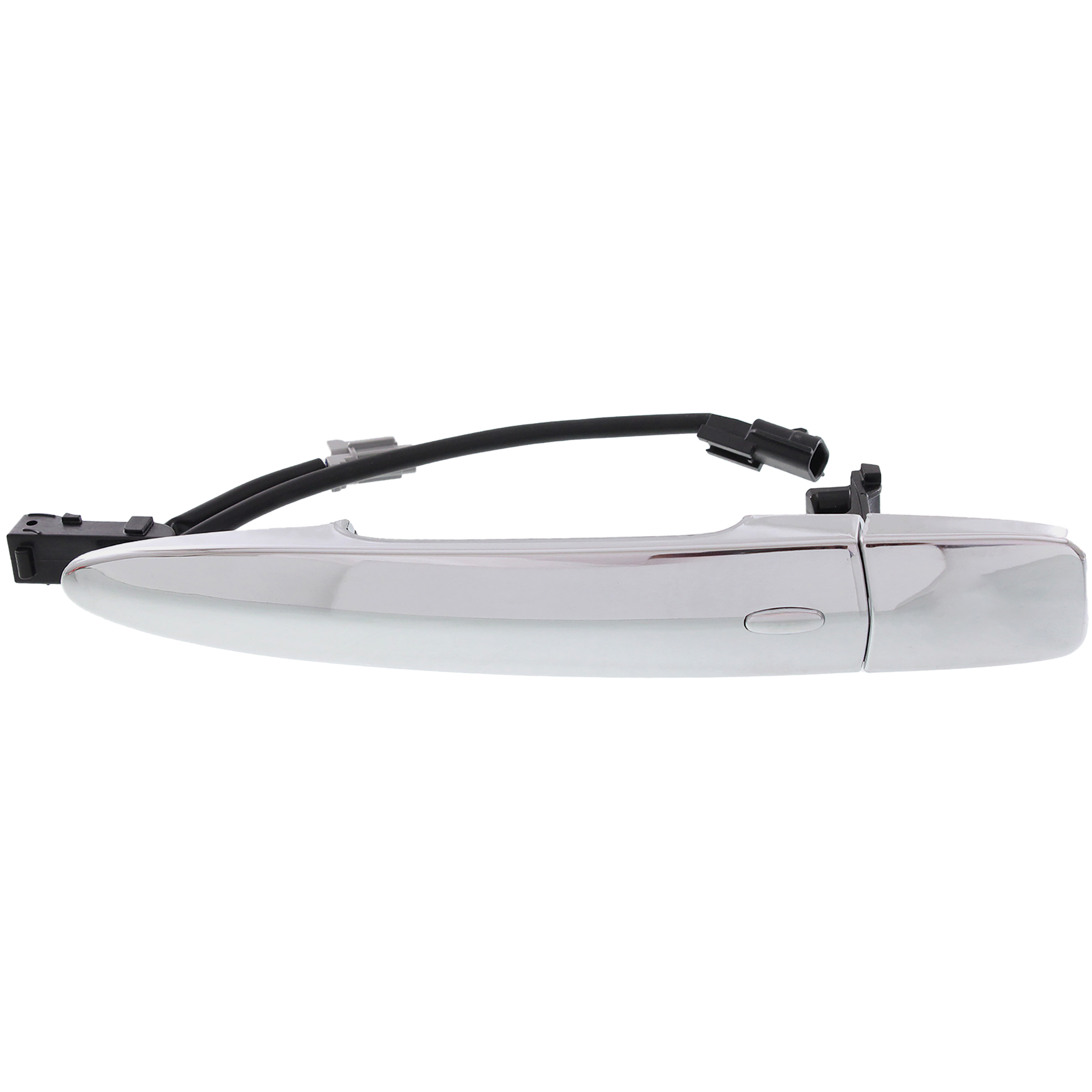 Front, Passenger Side Exterior Door Handle, Chrome, without Keyhole, with Sensor and Keyless System - Image 2