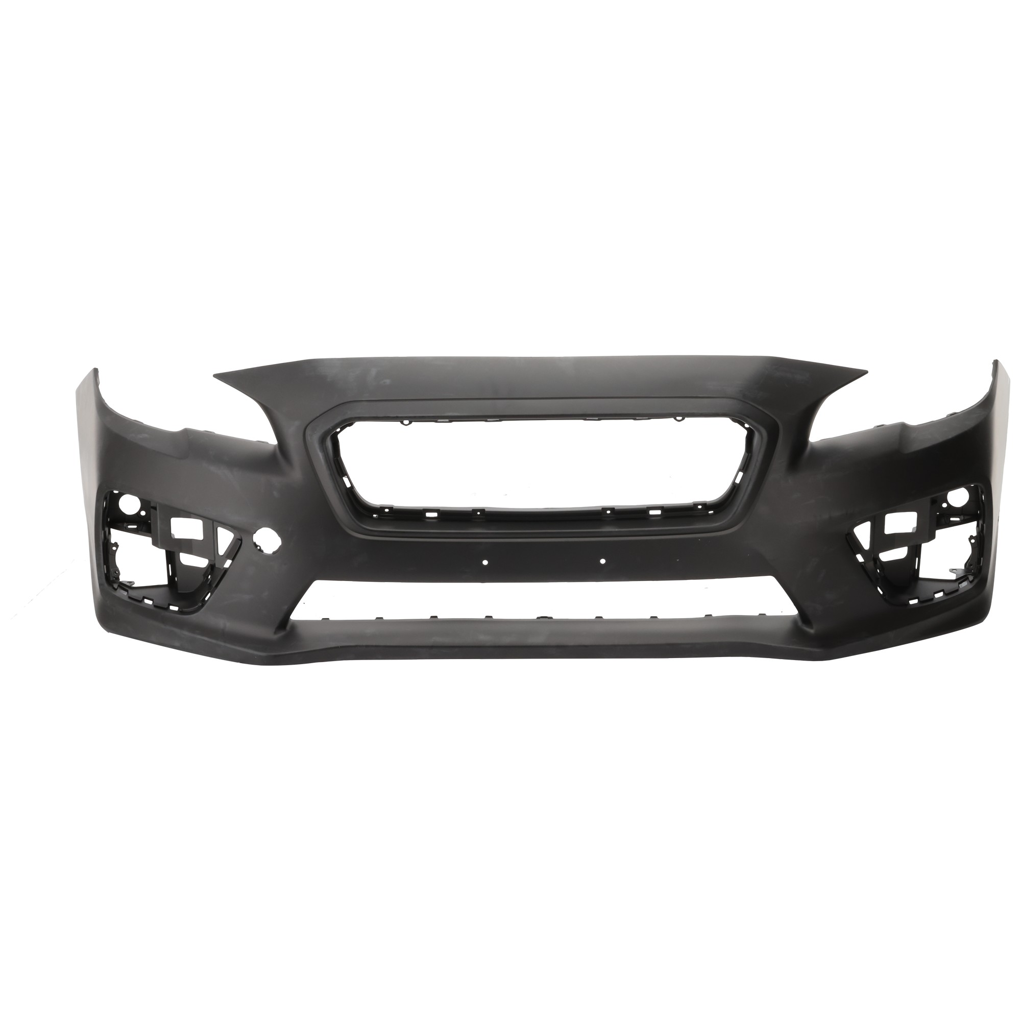 Front Primed Bumper Cover, Without parking aid sensor holes