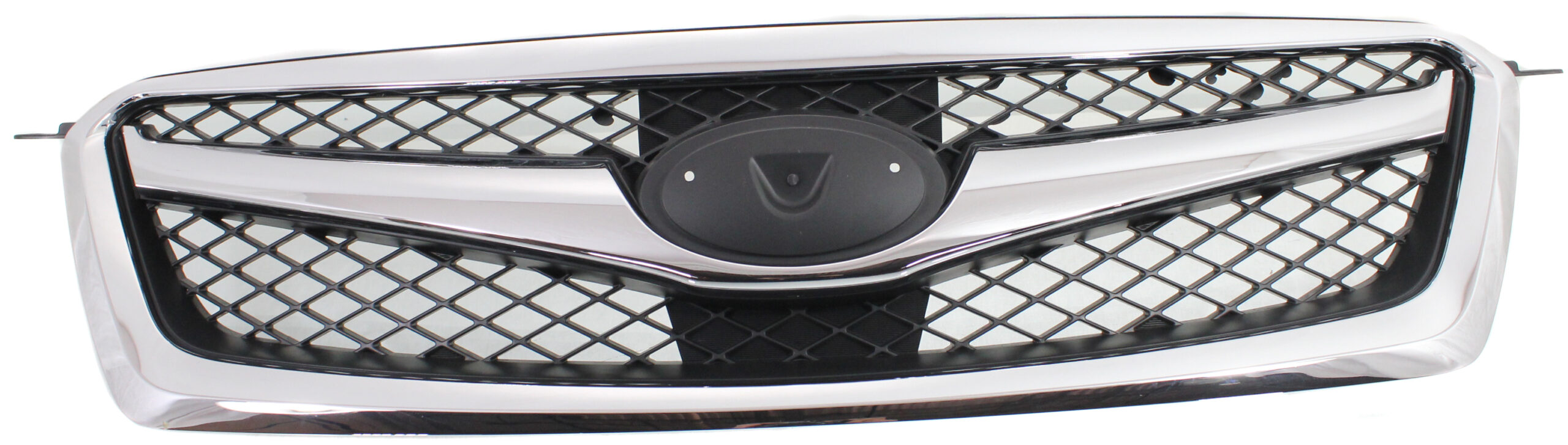 Upper Grille Assembly, Chrome Shell with Black Insert, CAPA CERTIFIED