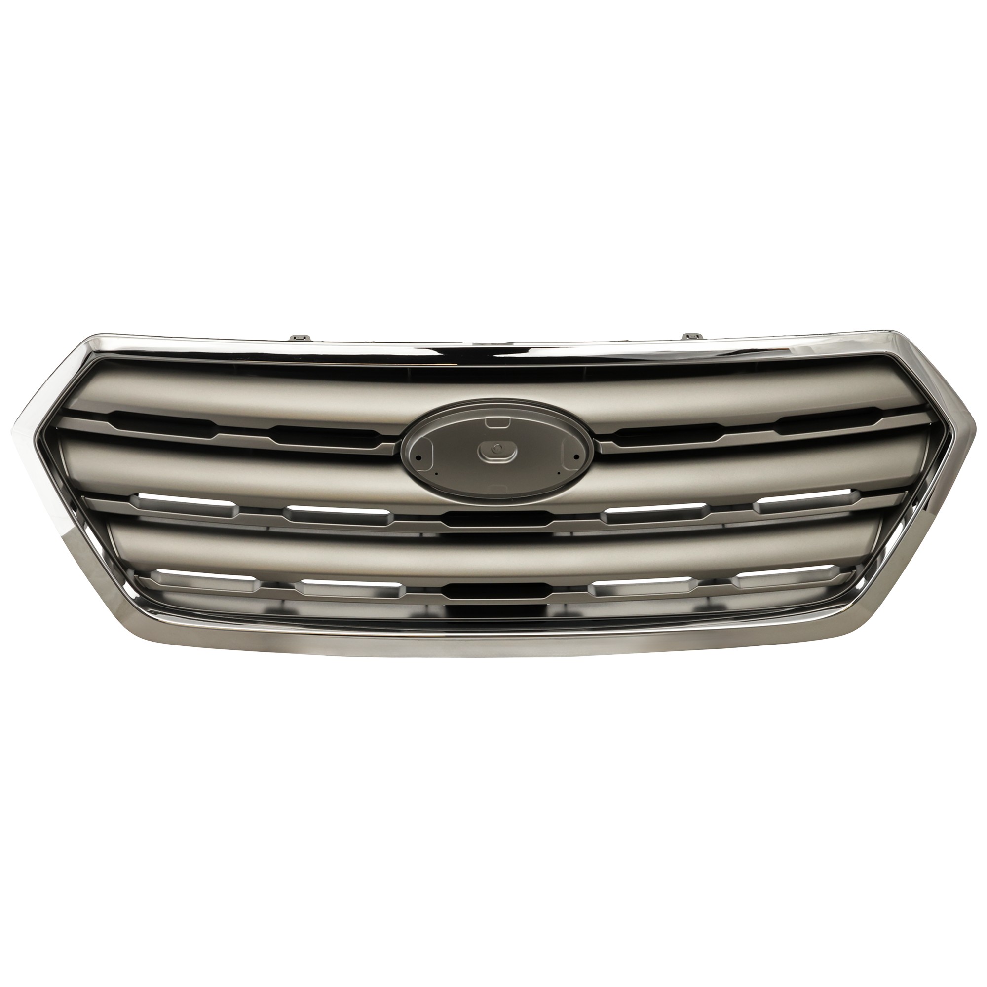 Upper Grille Assembly, Painted Silver Shell with Gray Insert, CAPA CERTIFIED