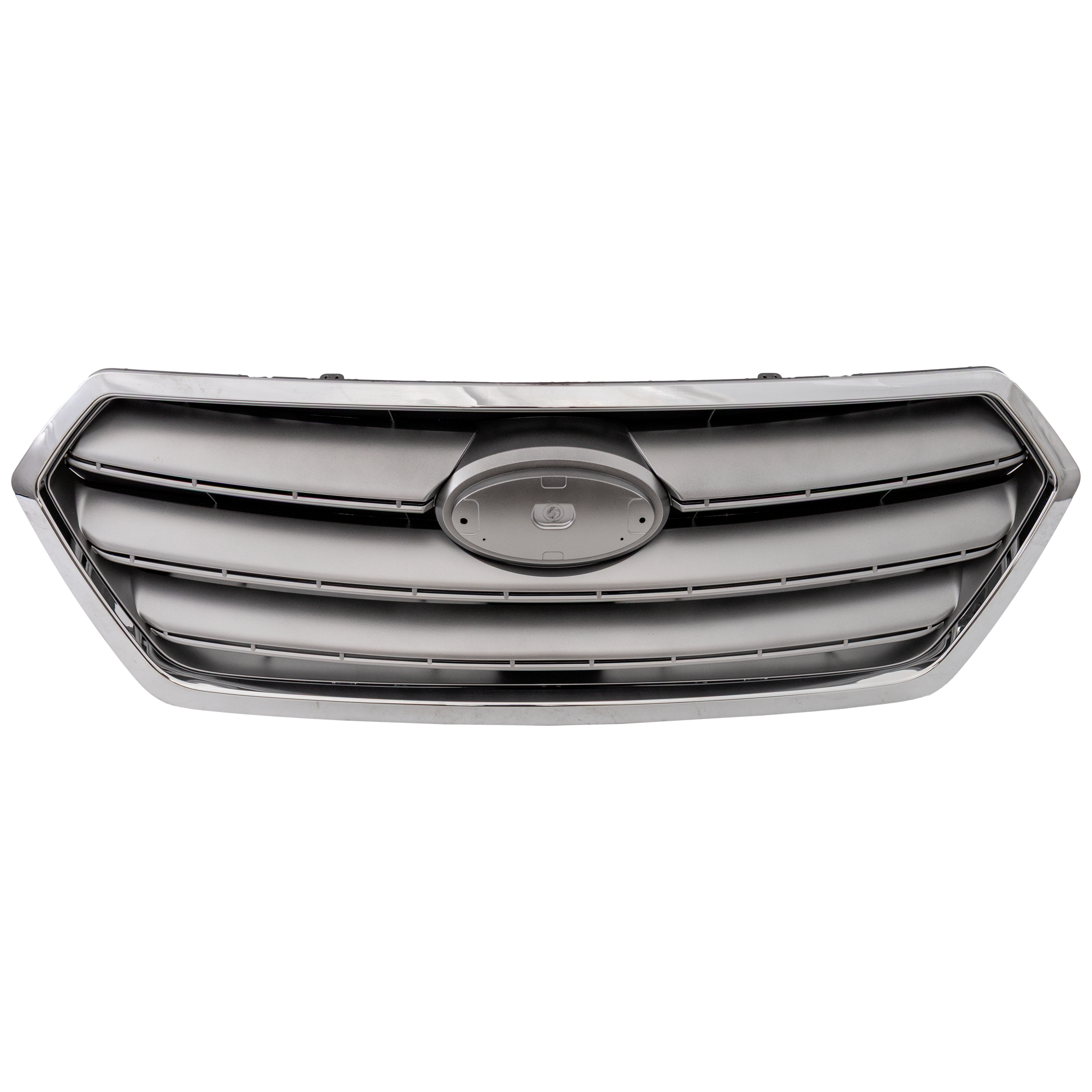 Upper Grille Assembly, Painted Silver Shell with Gray Insert, CAPA CERTIFIED - Image 2