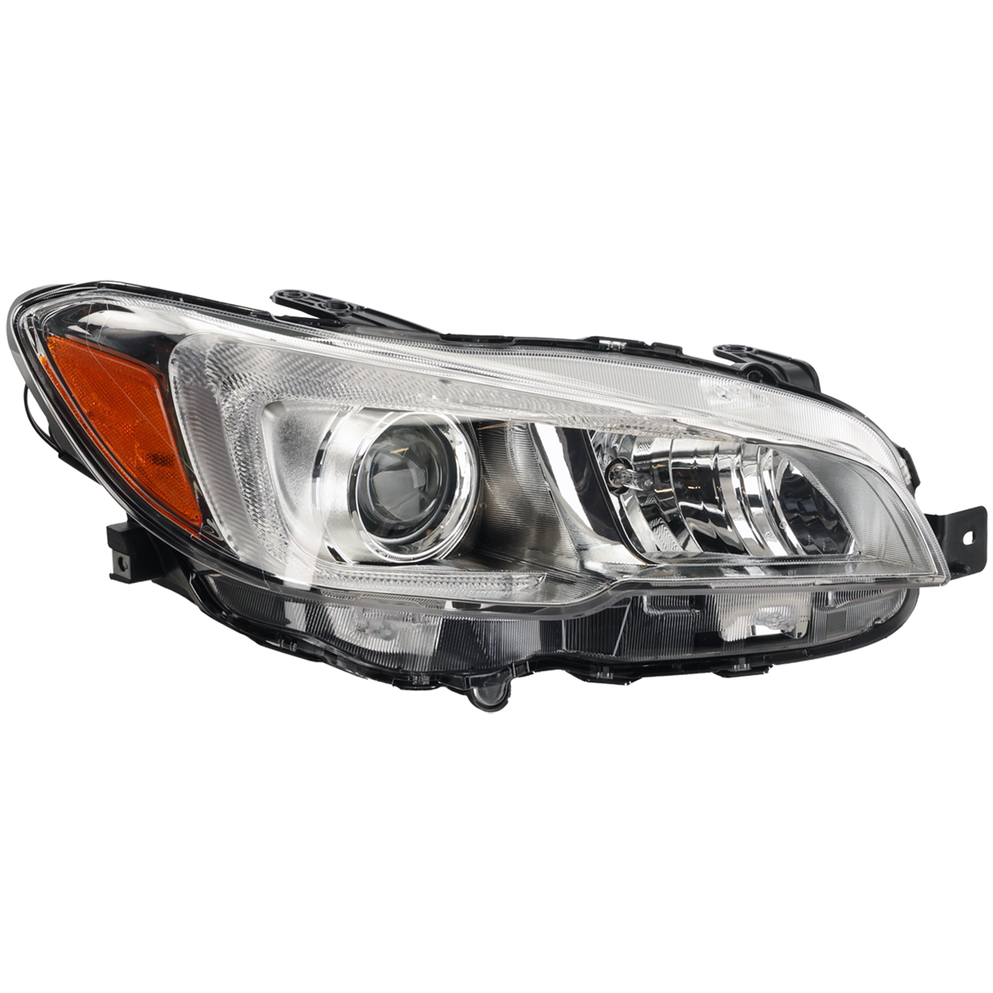 Passenger Side Headlight, with Bulb, Halogen, Clear Lens, CAPA Certified - Image 2