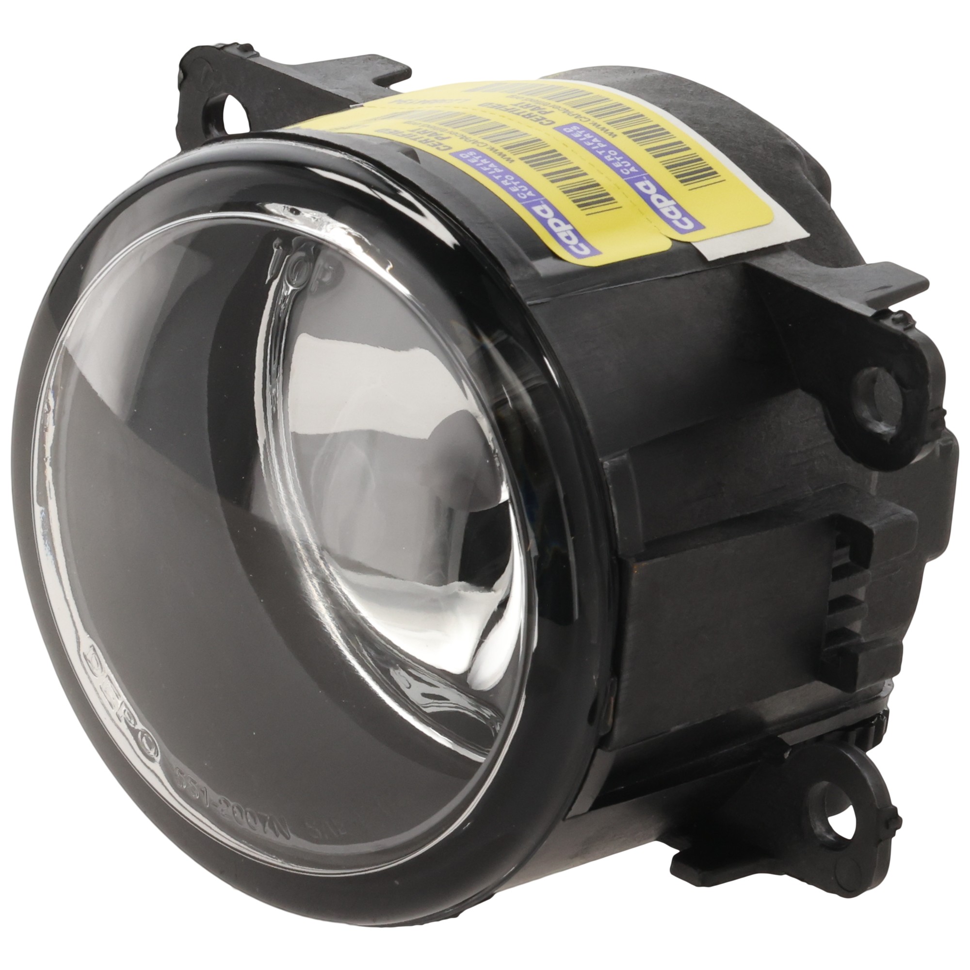 Front, Driver or Passenger Side Fog Light, With bulb(s), Halogen, CAPA CERTIFIED