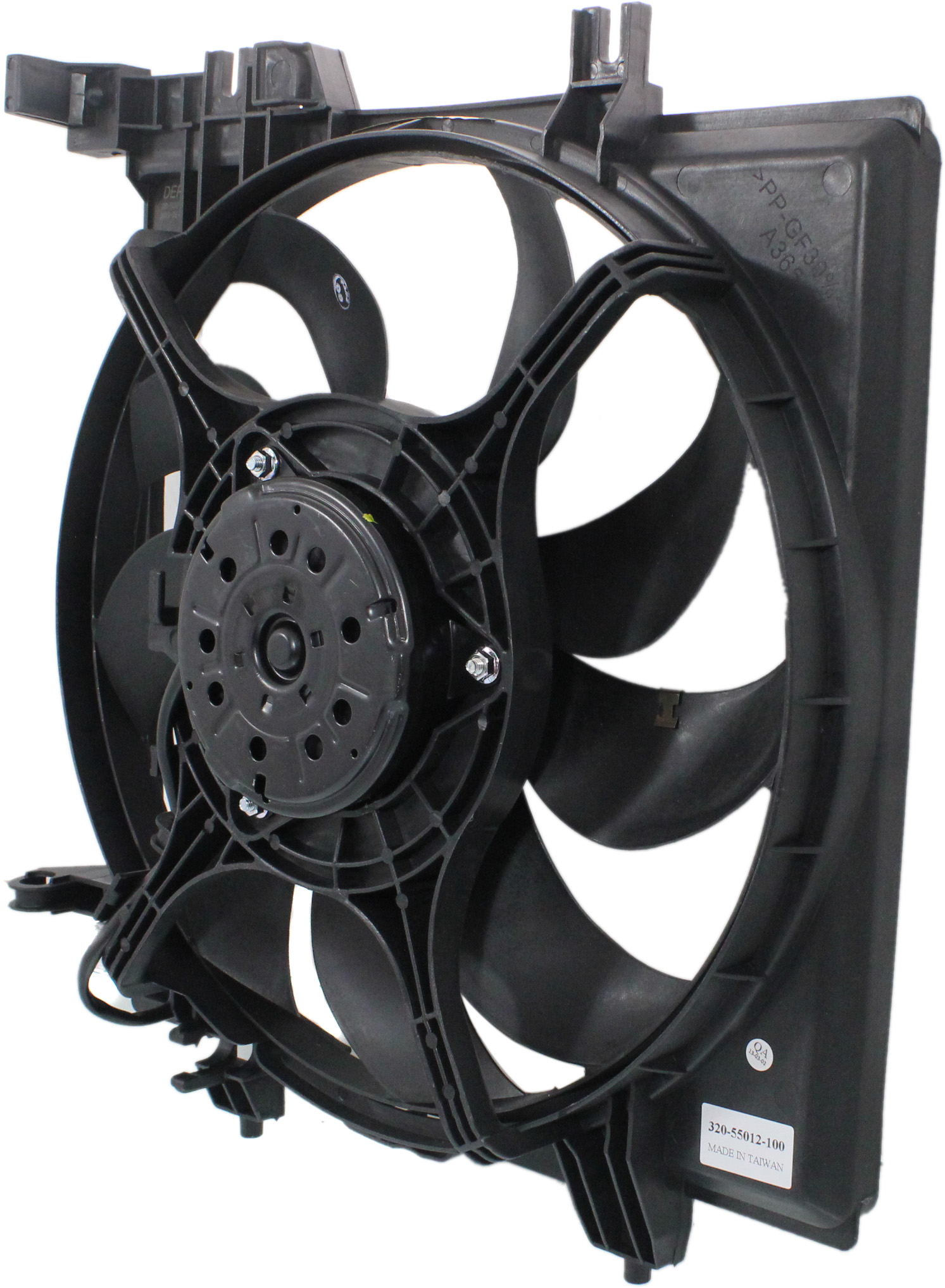 Radiator Fan - Fan Blade, Motor and Shroud - Image 2