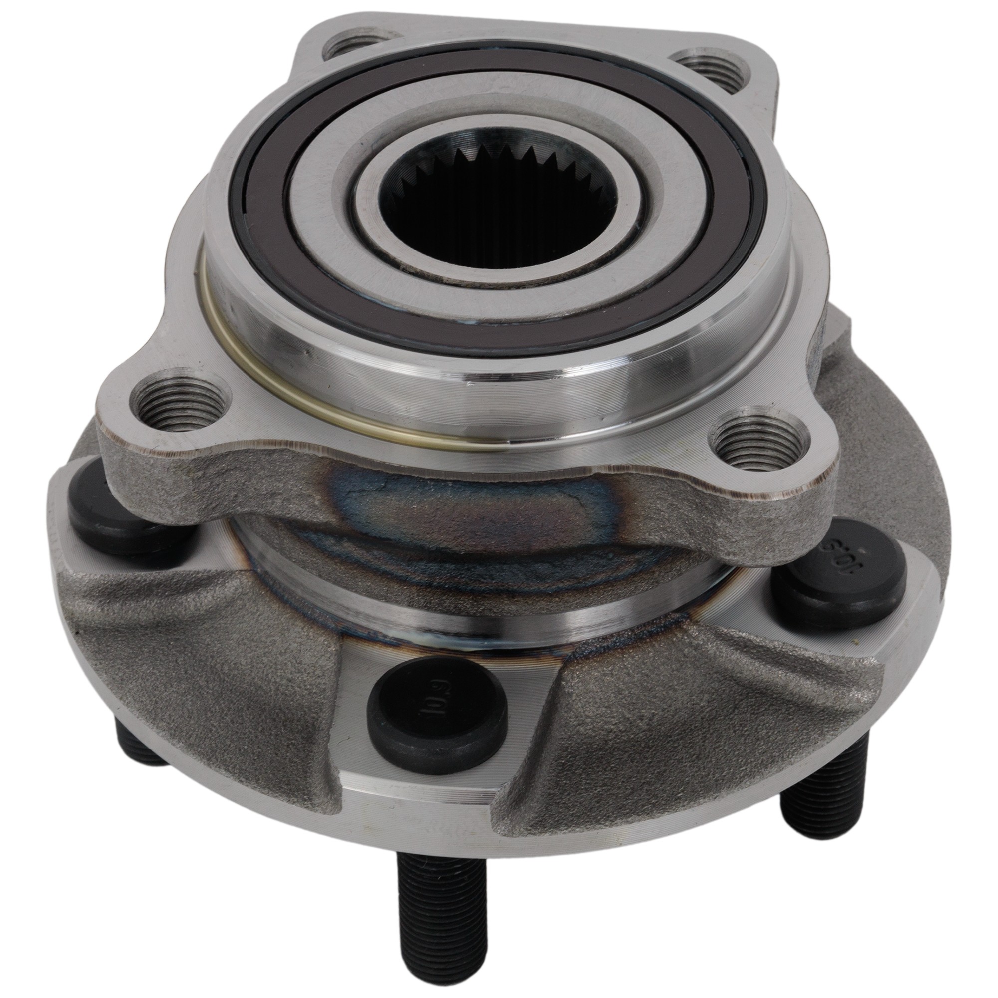 Front, Driver or Passenger Side Wheel Hub, With Bearing, 5 x 3.94 in. Bolt Pattern