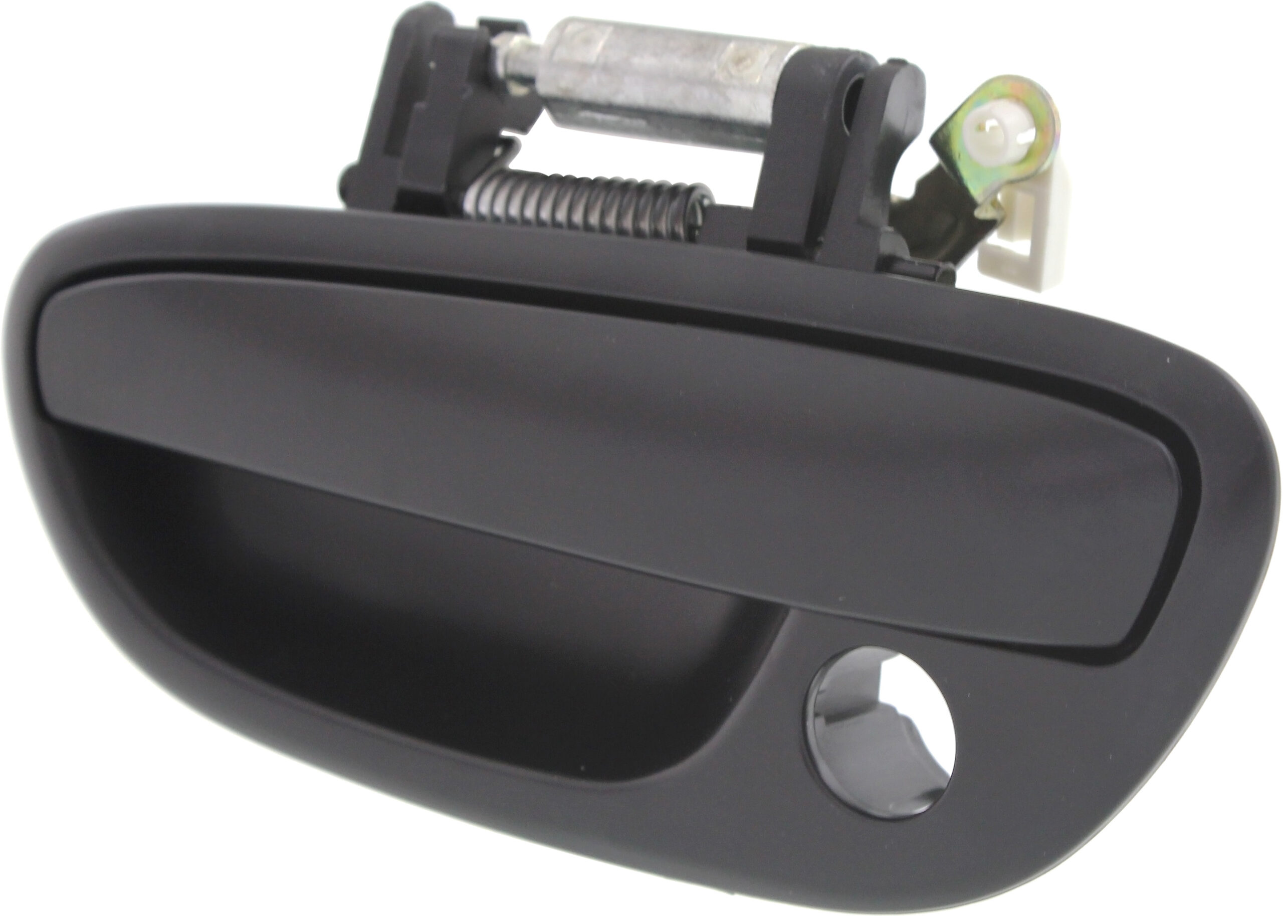 Front, Driver Side Primed Exterior Door Handle, With Key Hole