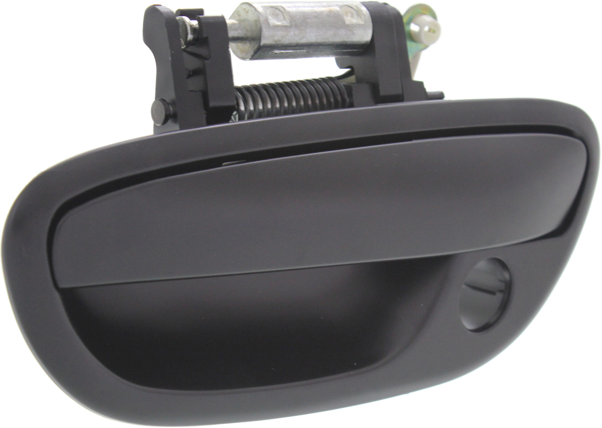 Front, Driver Side Primed Exterior Door Handle, With Key Hole - Image 2