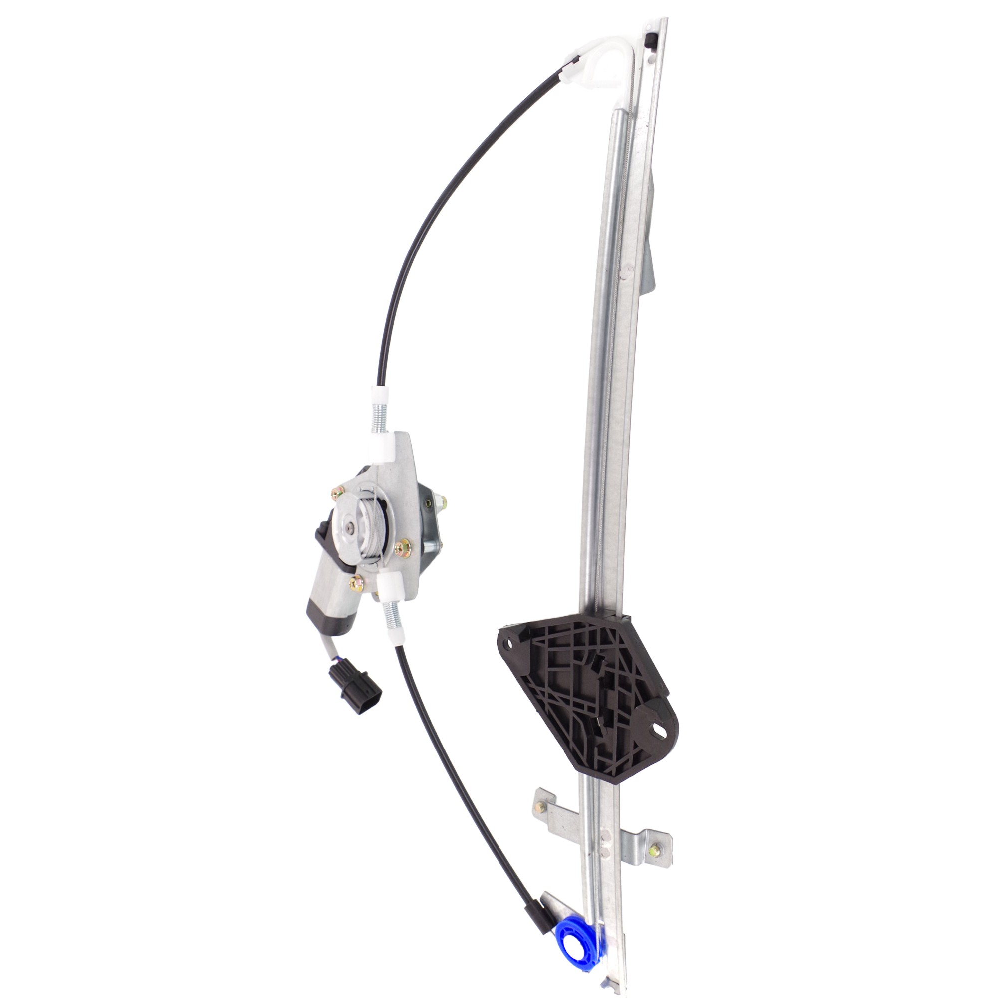 Rear, Passenger Side Power Window Regulator, With Motor