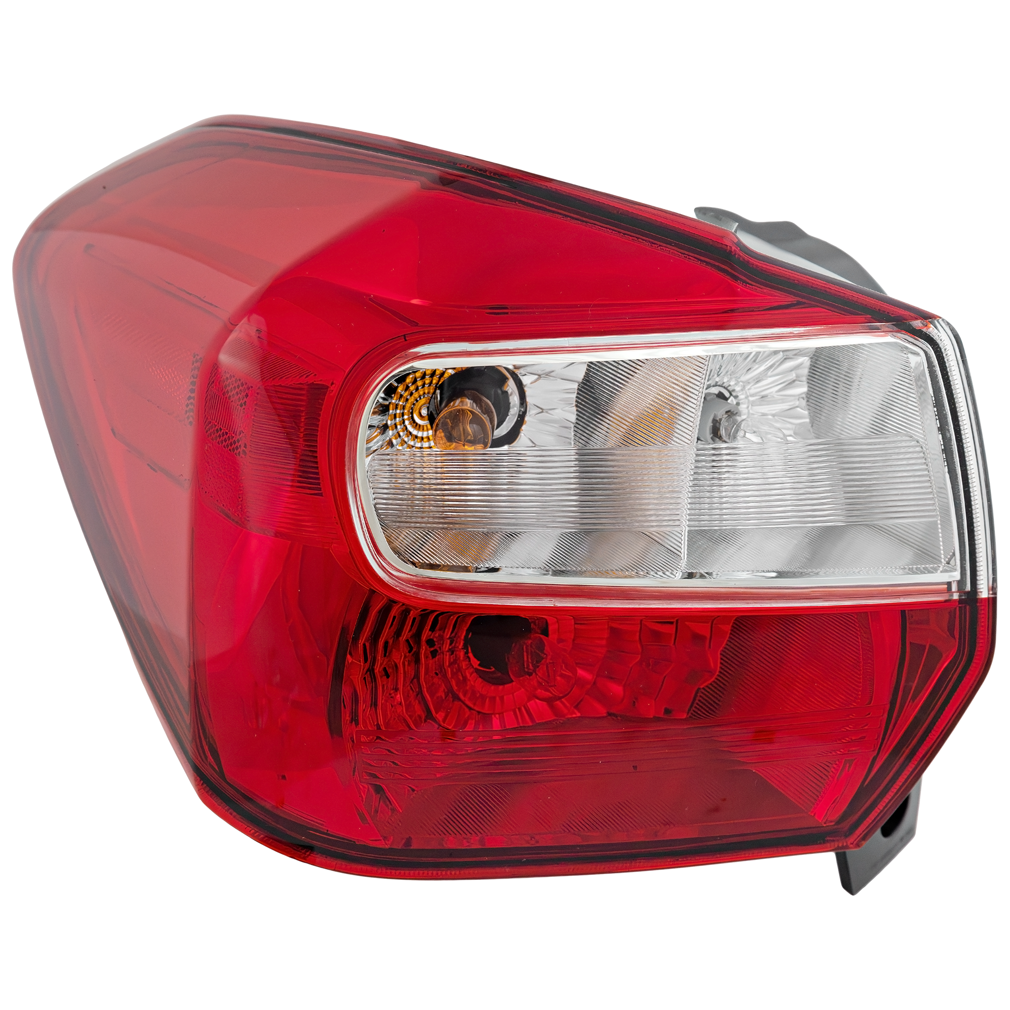 Driver Side Tail Light, with Bulb, Halogen, Clear and Red Lens, Wagon - Image 2