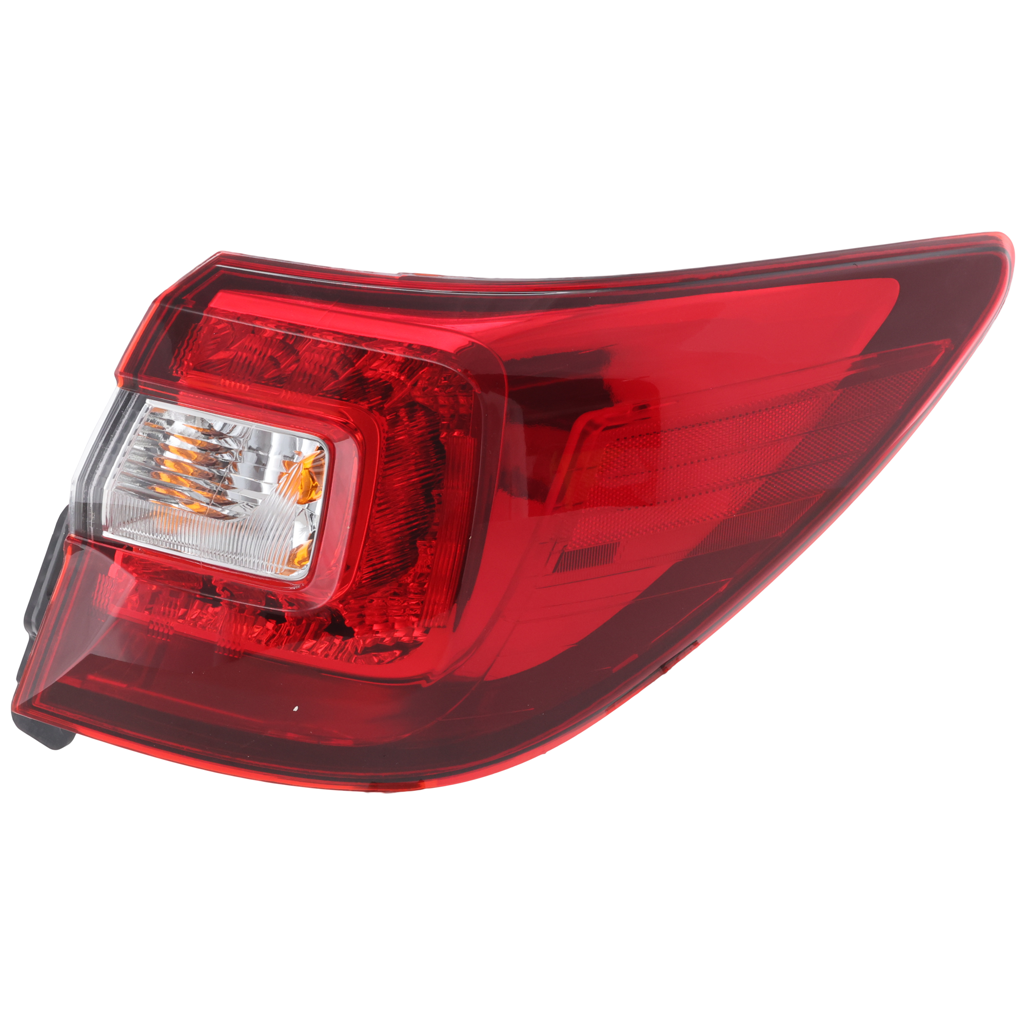 Passenger Side, Outer Tail Light, with Bulb, Halogen, Red Lens - Image 2