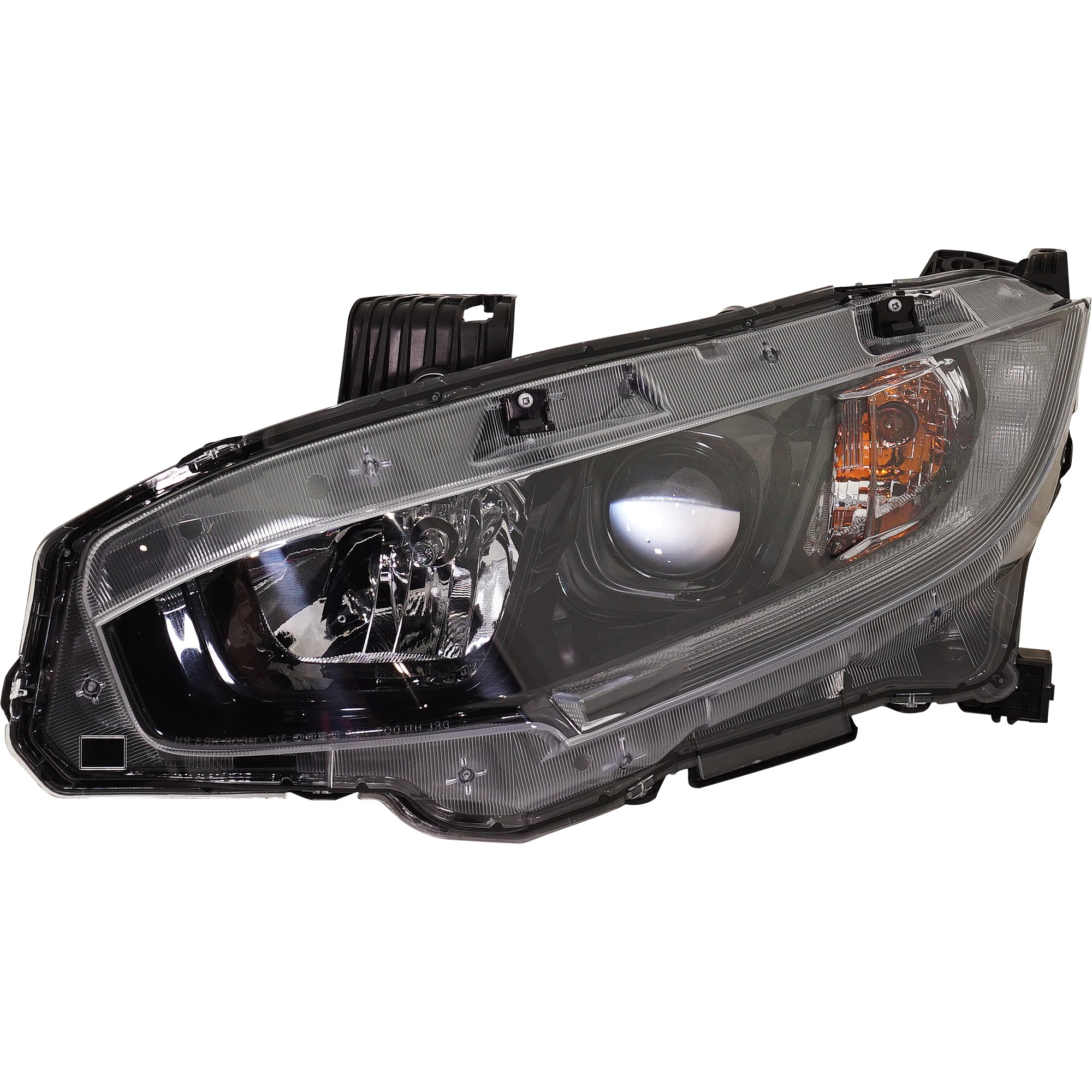 Driver Side Headlight, with Bulb, Halogen, Clear Lens, 4 Cyl., 1.5L Engine