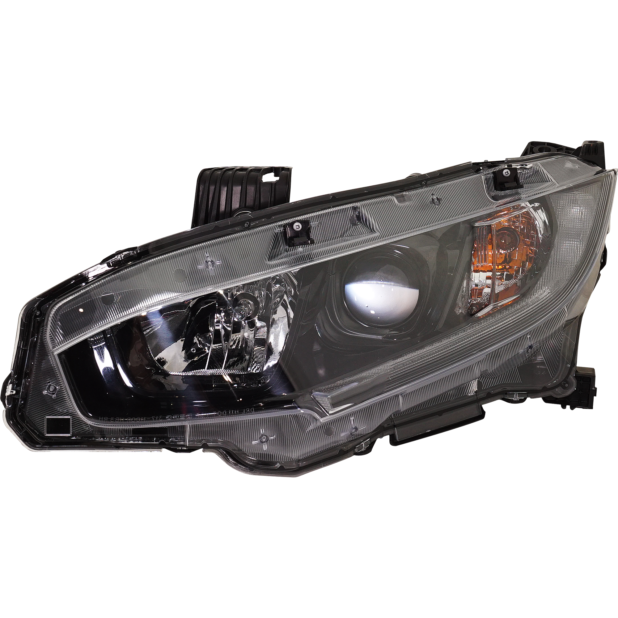 Driver Side Headlight, with Bulb, Halogen, Clear Lens, 4 Cyl., 1.5L Engine - Image 2