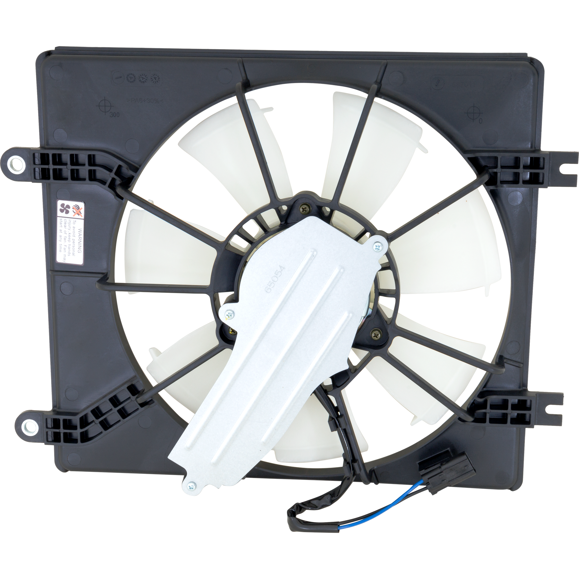 OE Replacement Radiator Fan Passenger Side, Single fan - Image 2