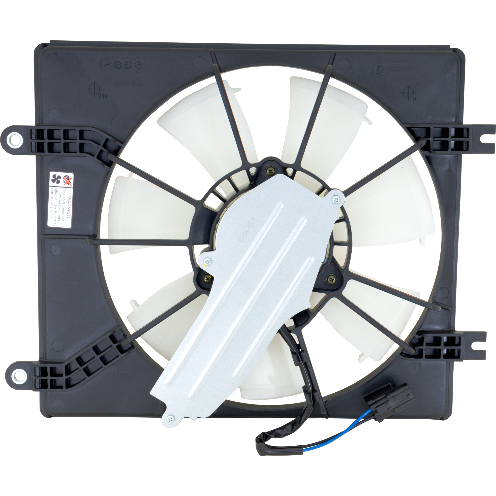 OE Replacement Radiator Fan Passenger Side, Single fan - Image 3