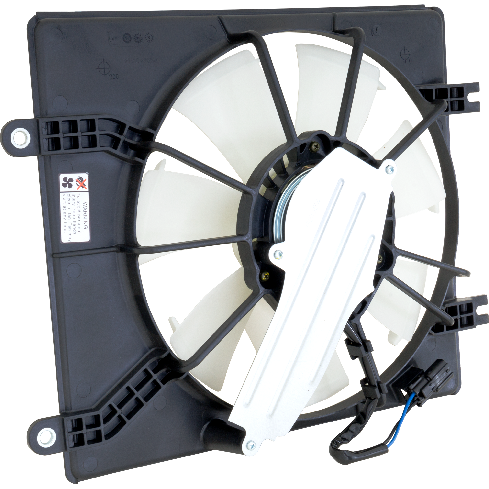 OE Replacement Radiator Fan Passenger Side, Single fan - Image 4