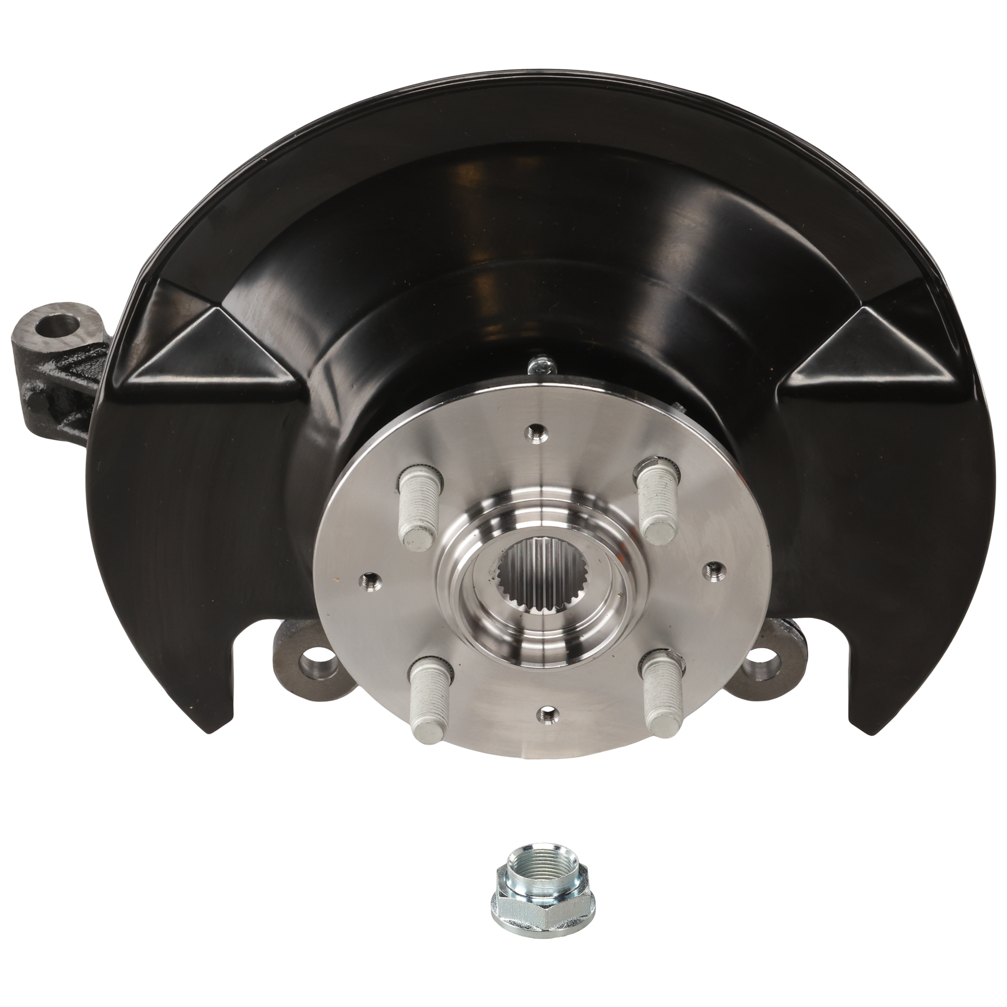Front, Passenger Side Steering Knuckle, With Bearing, With Dust Shield - Image 2