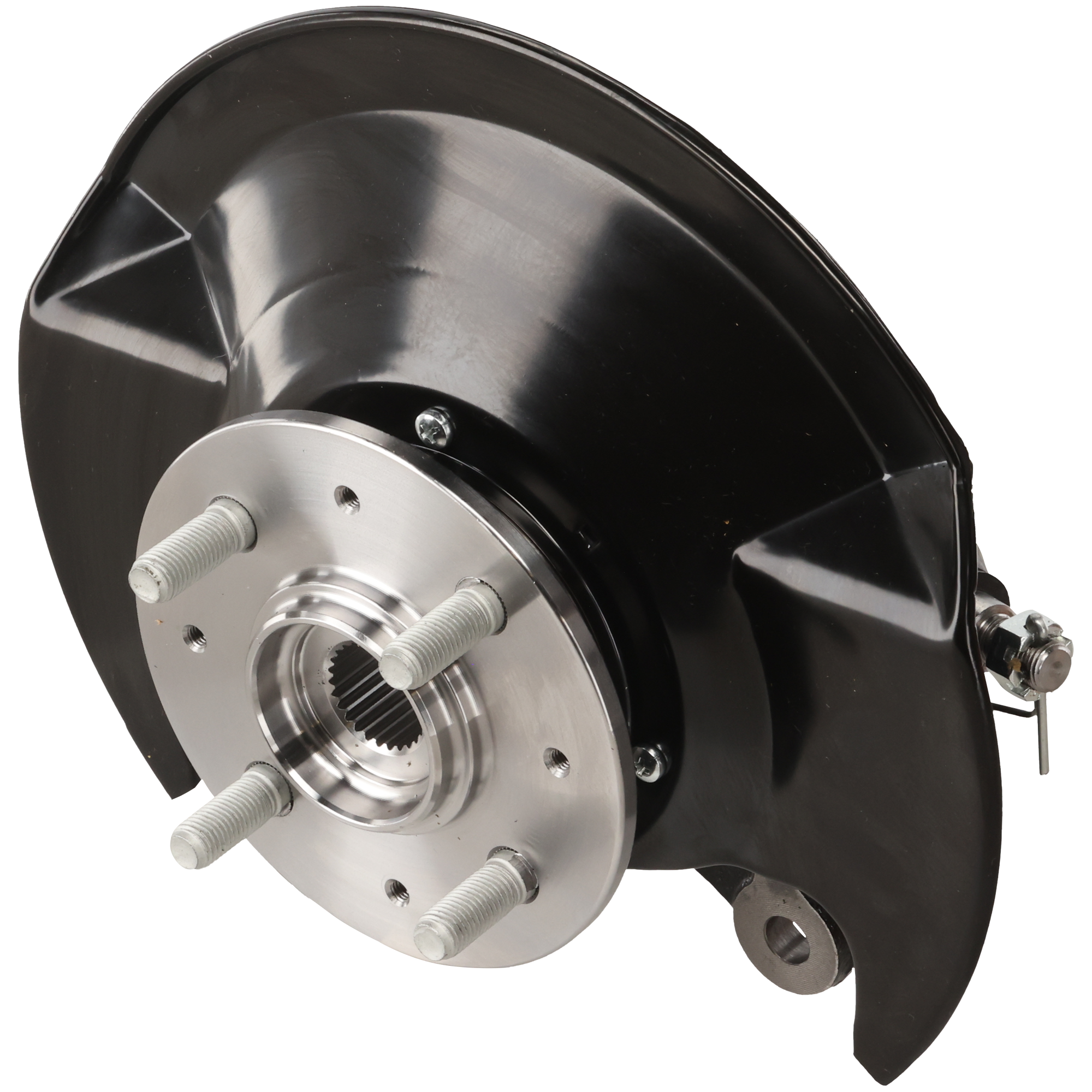 Front, Passenger Side Steering Knuckle, With Bearing, With Dust Shield - Image 3