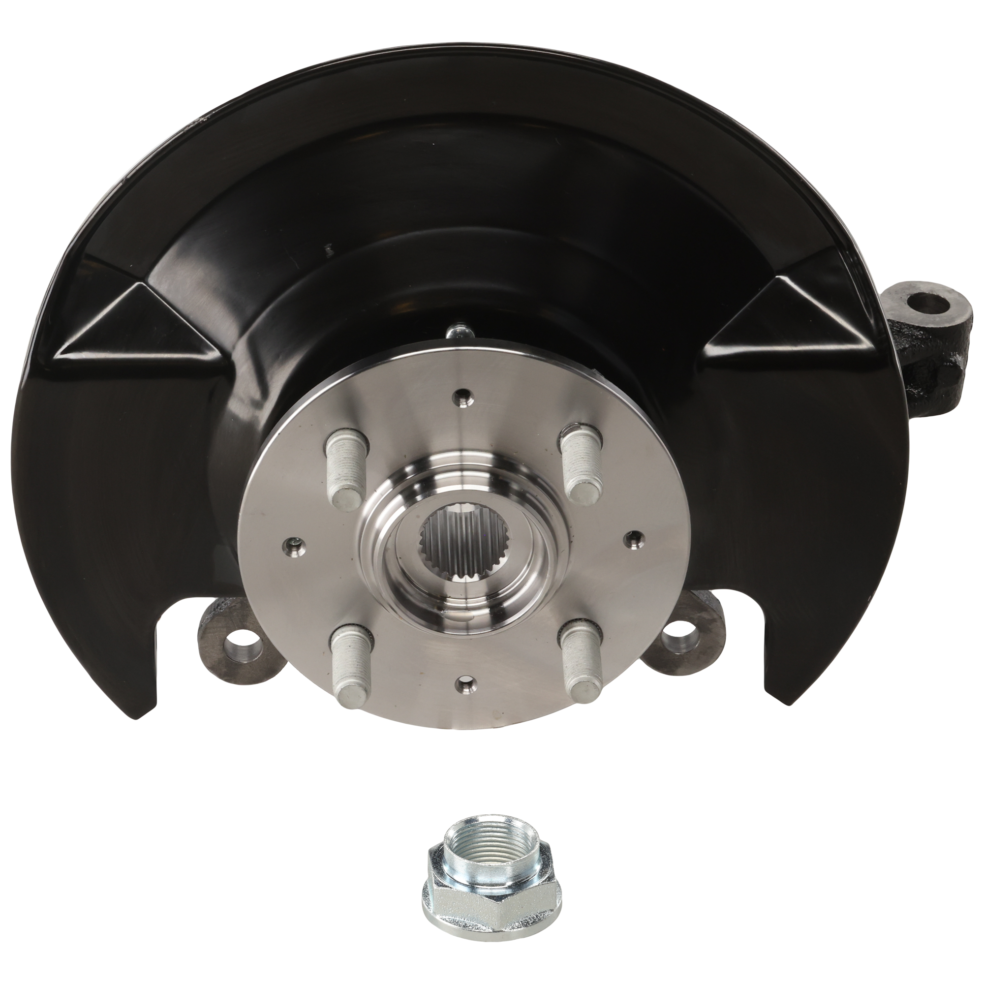 Front, Driver Side Steering Knuckle, With Bearing, With Dust Shield - Image 2