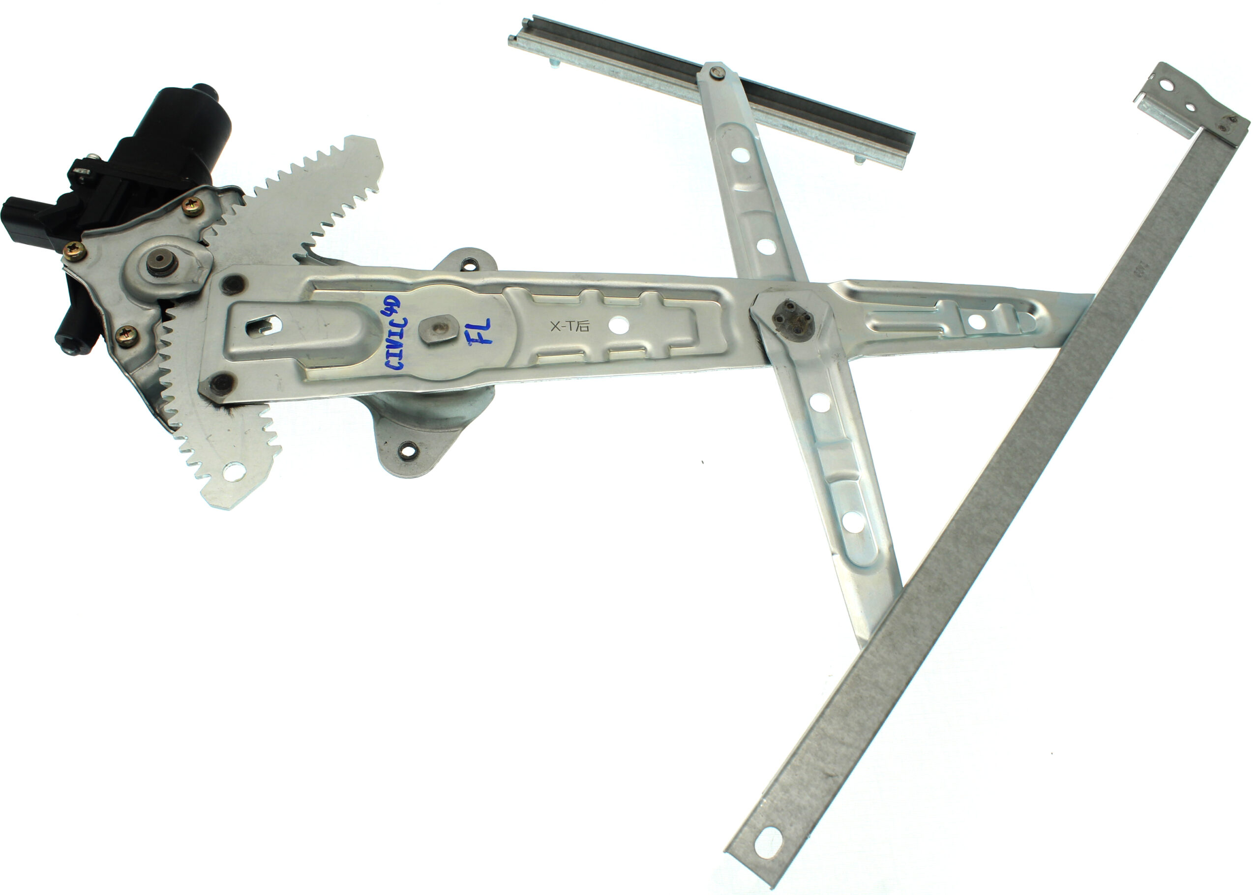 Sedan Front, Driver Side Power Window Regulator, With Motor