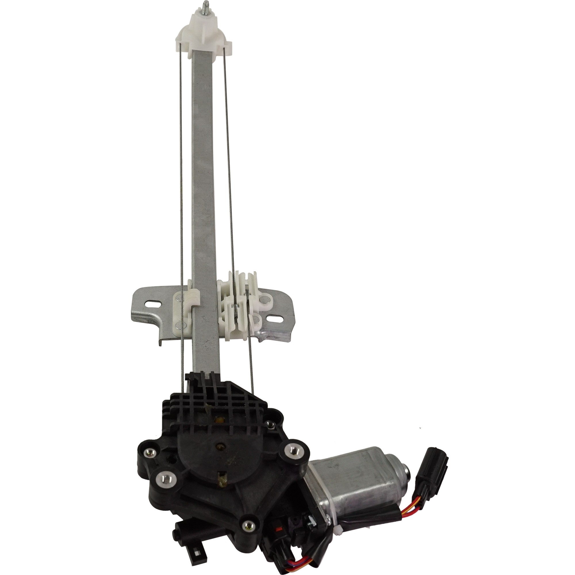 Rear, Driver Side Window Regulator, Power, With 2-Prong Connector