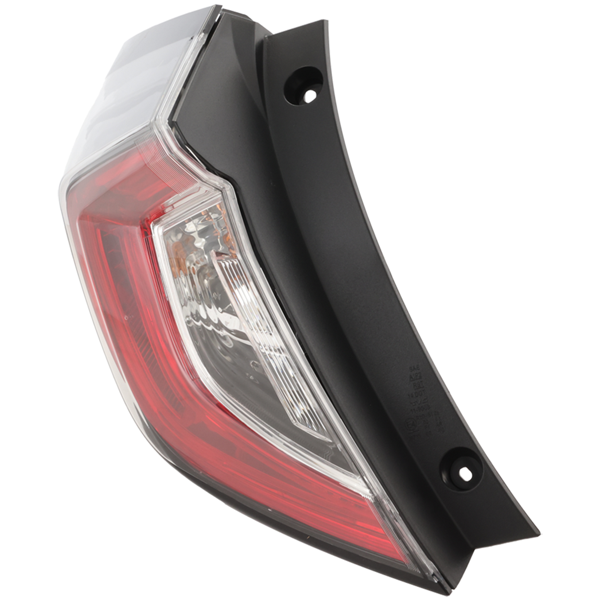 Driver Side, Outer Tail Light, with Bulb, LED, Hatchback, Mounts On Body - Image 3