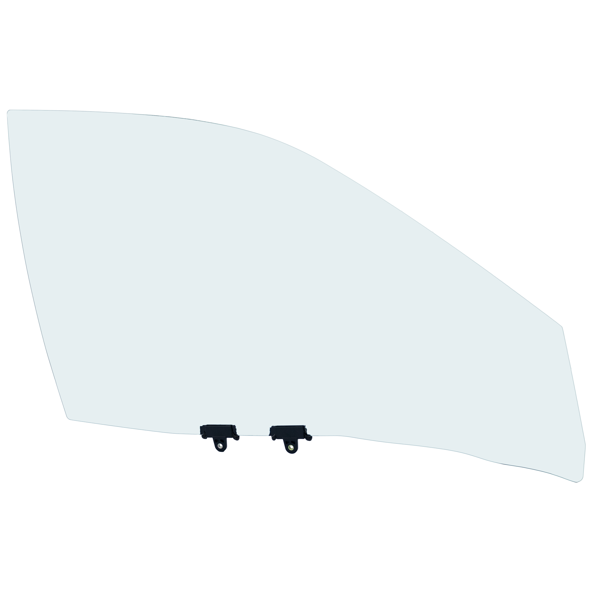 Front, Passenger Side Door Glass, Green Tint, Replaces NAGS No. FD20777GTY - Image 2