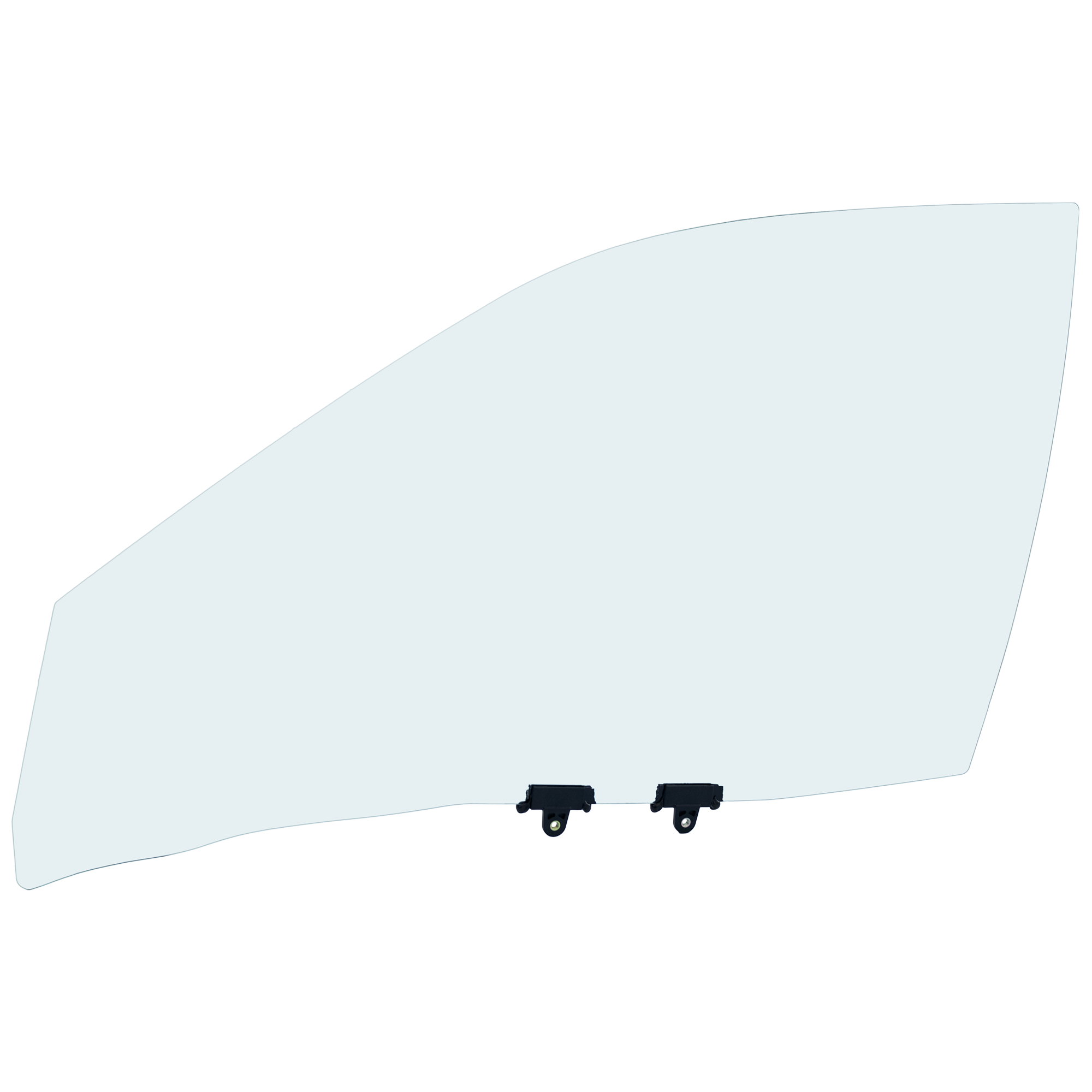 Front, Driver Side Door Glass, Green Tint, Replaces NAGS No. FD20778GTY - Image 2
