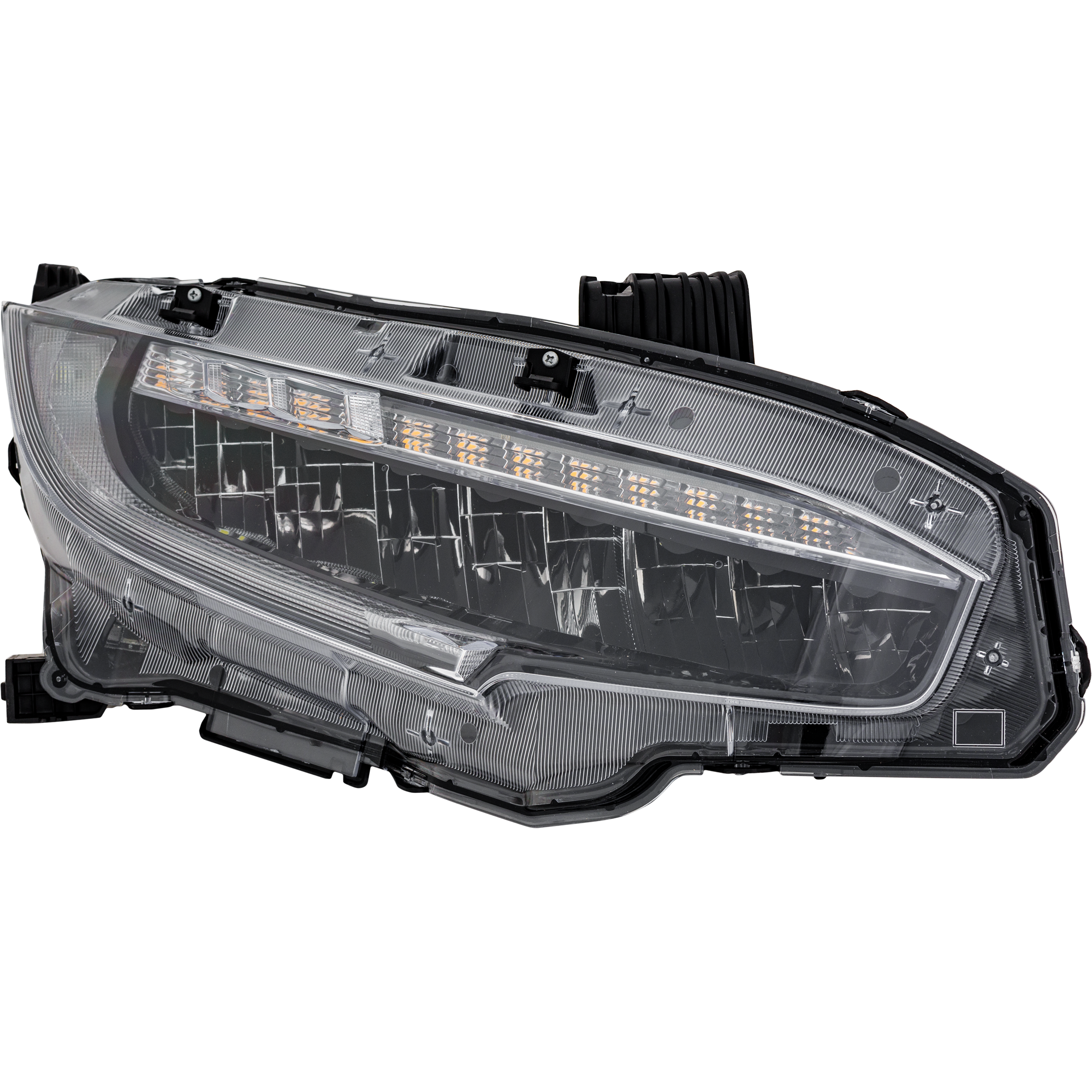 Passenger Side Headlight, with Bulb, LED, Clear Lens - Image 2