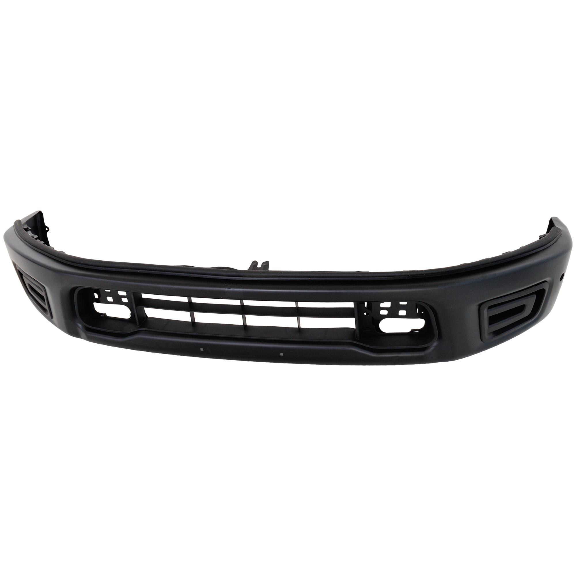 Front, Lower Bumper, Powdercoated Black, With Parking Aid Sensor Holes, Without Mounting Brackets - Image 2