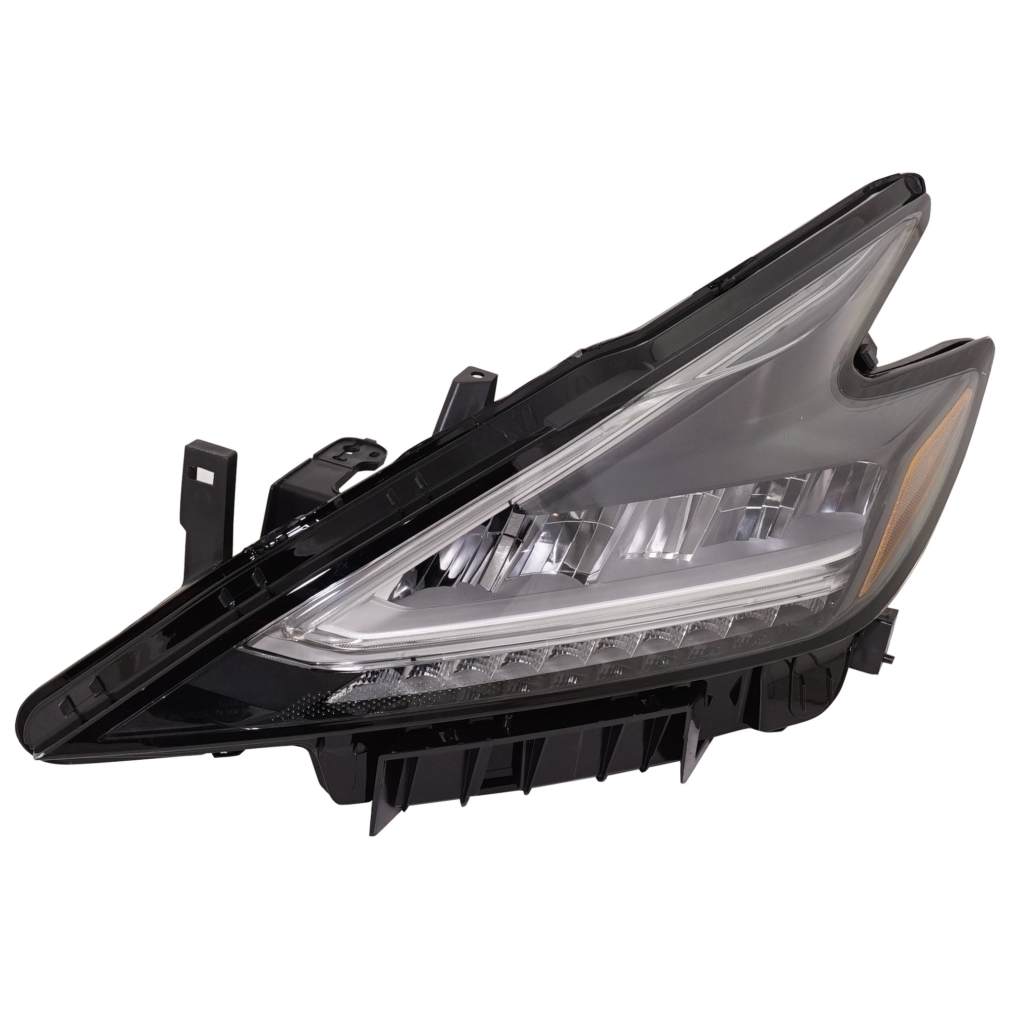Driver Side Headlight, with Bulb, LED, Clear Lens, 6 Cyl., 3.5L Engine, CAPA CERTIFIED