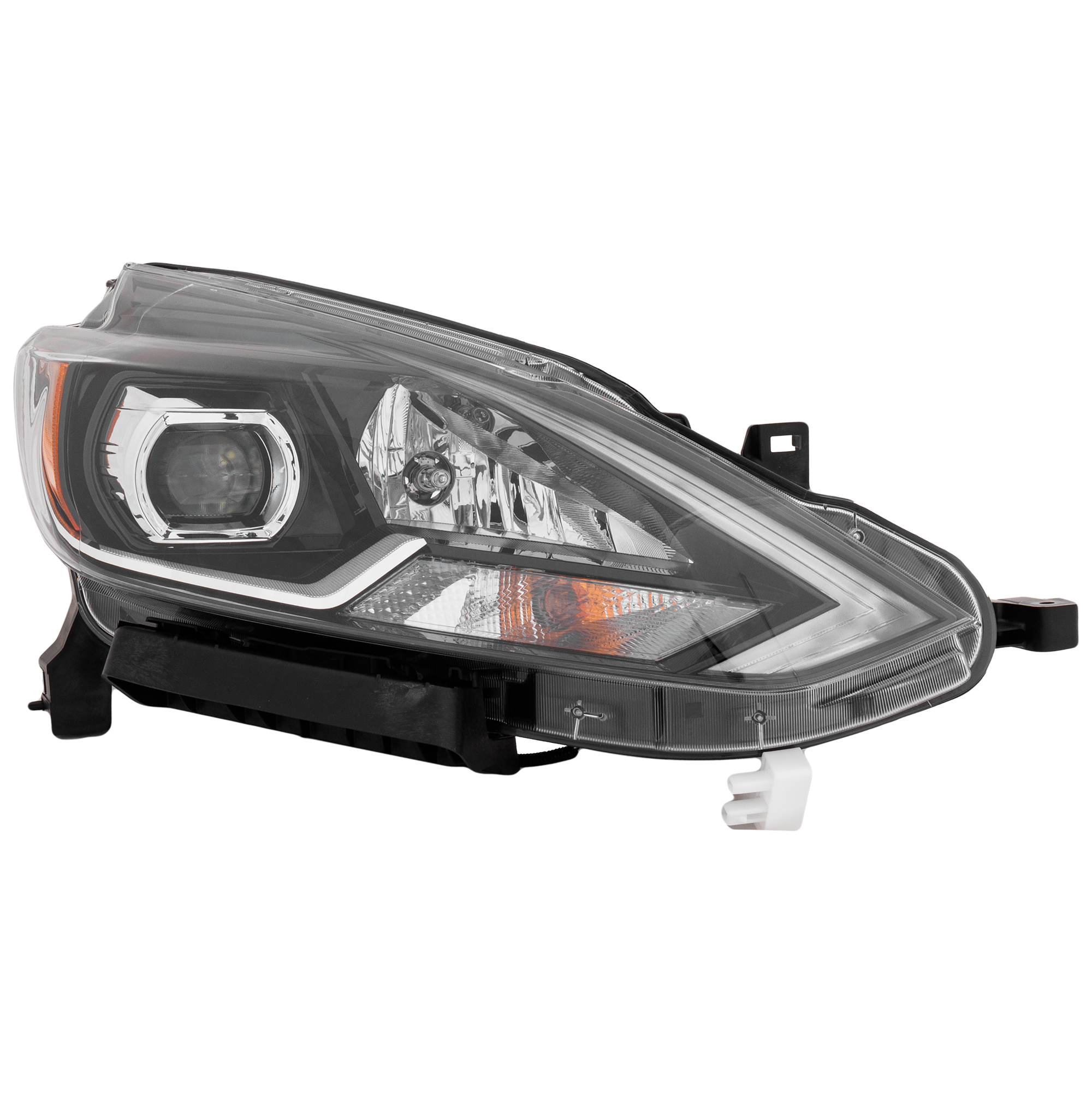 Passenger Side Headlight, with Bulb, LED, Clear Lens - Image 2