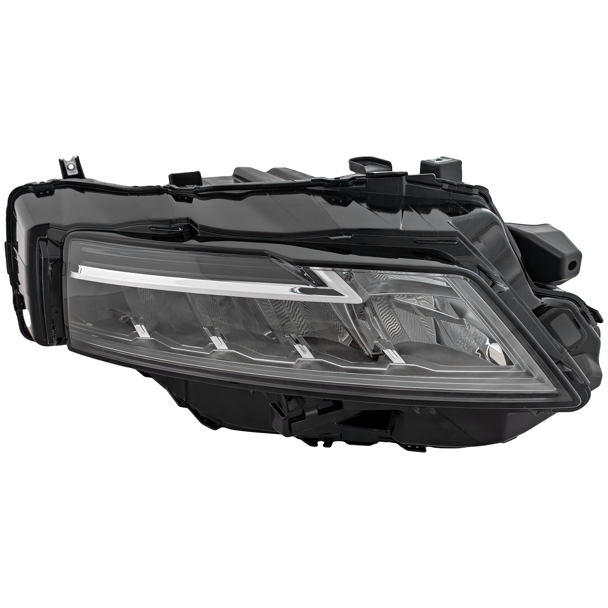 Passenger Side, Lower LED Headlight, With bulb(s), OE Comparable Finish