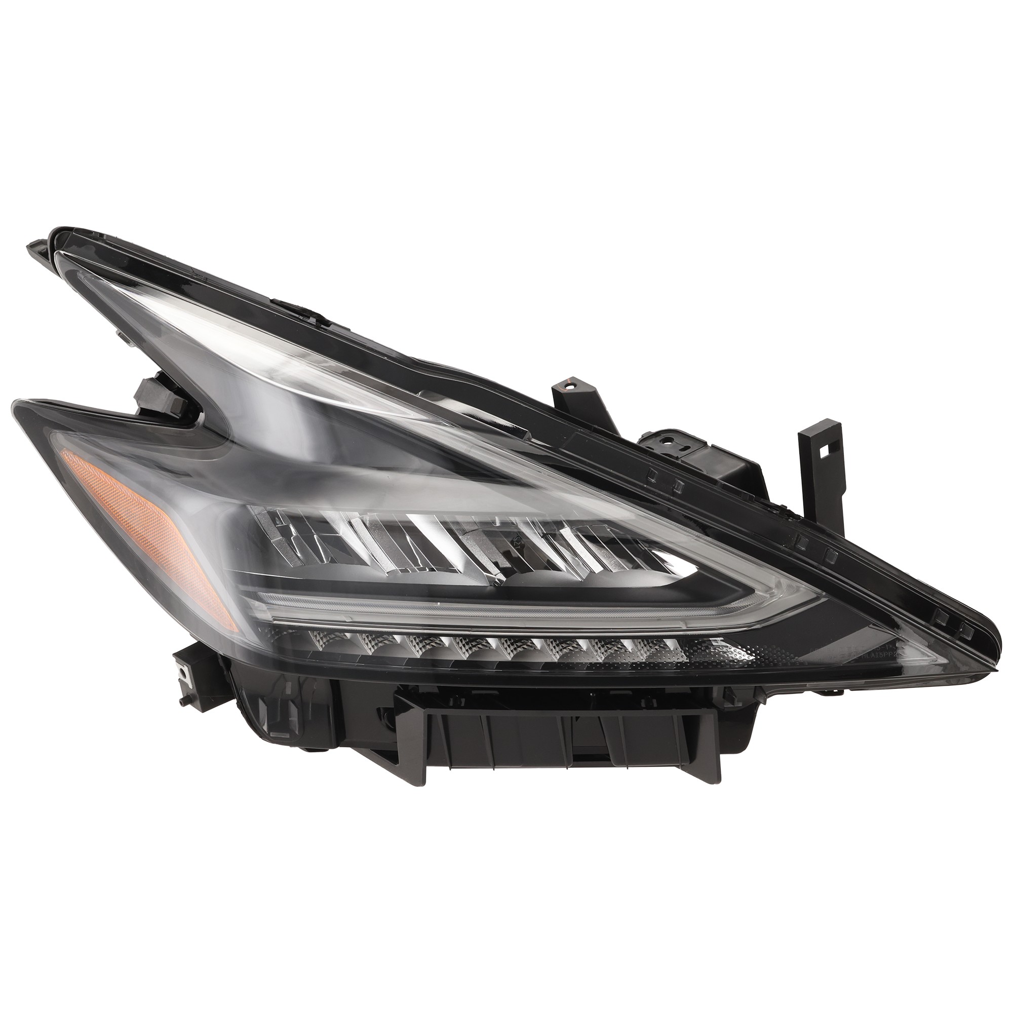 Passenger Side LED Headlight, With bulb(s), OE Comparable Finish