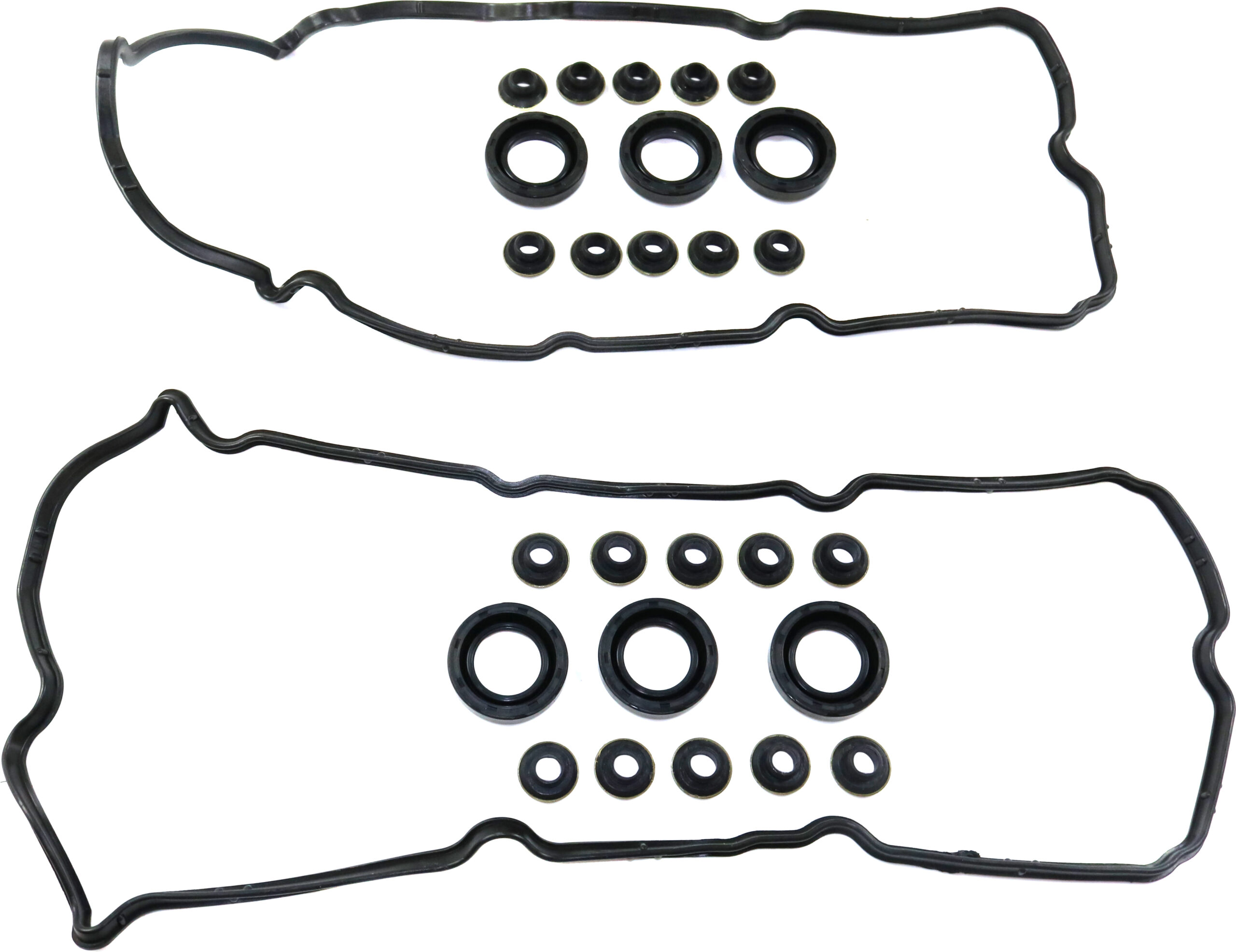 Valve Cover Gasket, 6 Cyl., 3.0L Engine, Rubber Material, with Grommets & Spark Plug Tube Seals