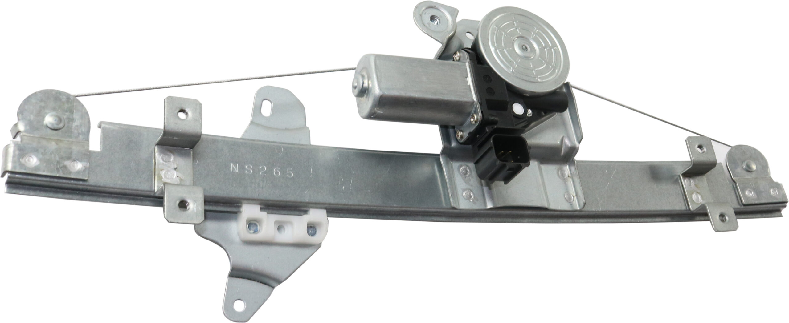 Front, Driver Side Window Regulator, Power, With 6-Prong Connector
