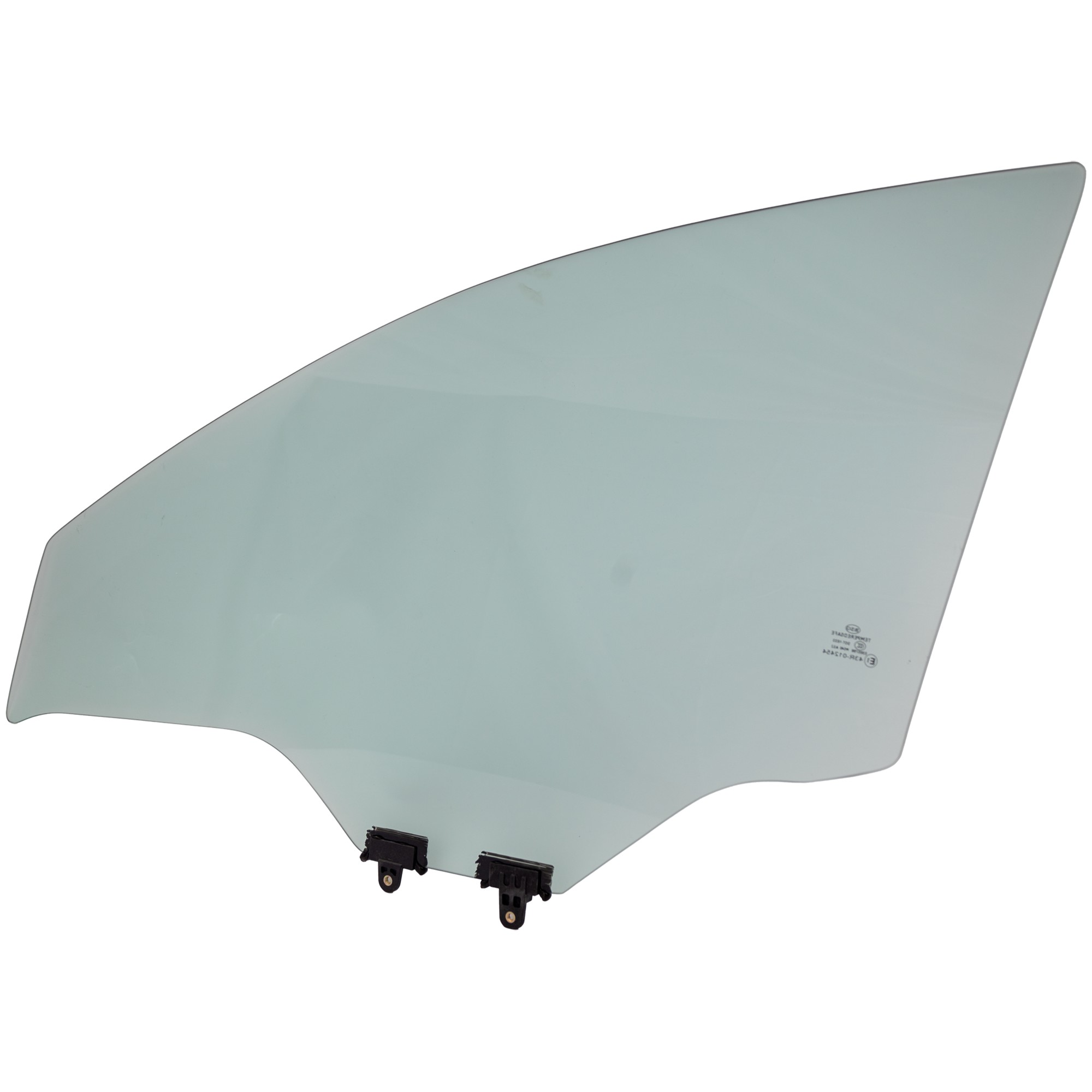 Front, Driver Side Door Glass, Green Tint, Replaces NAGS Number FD25641GTY
