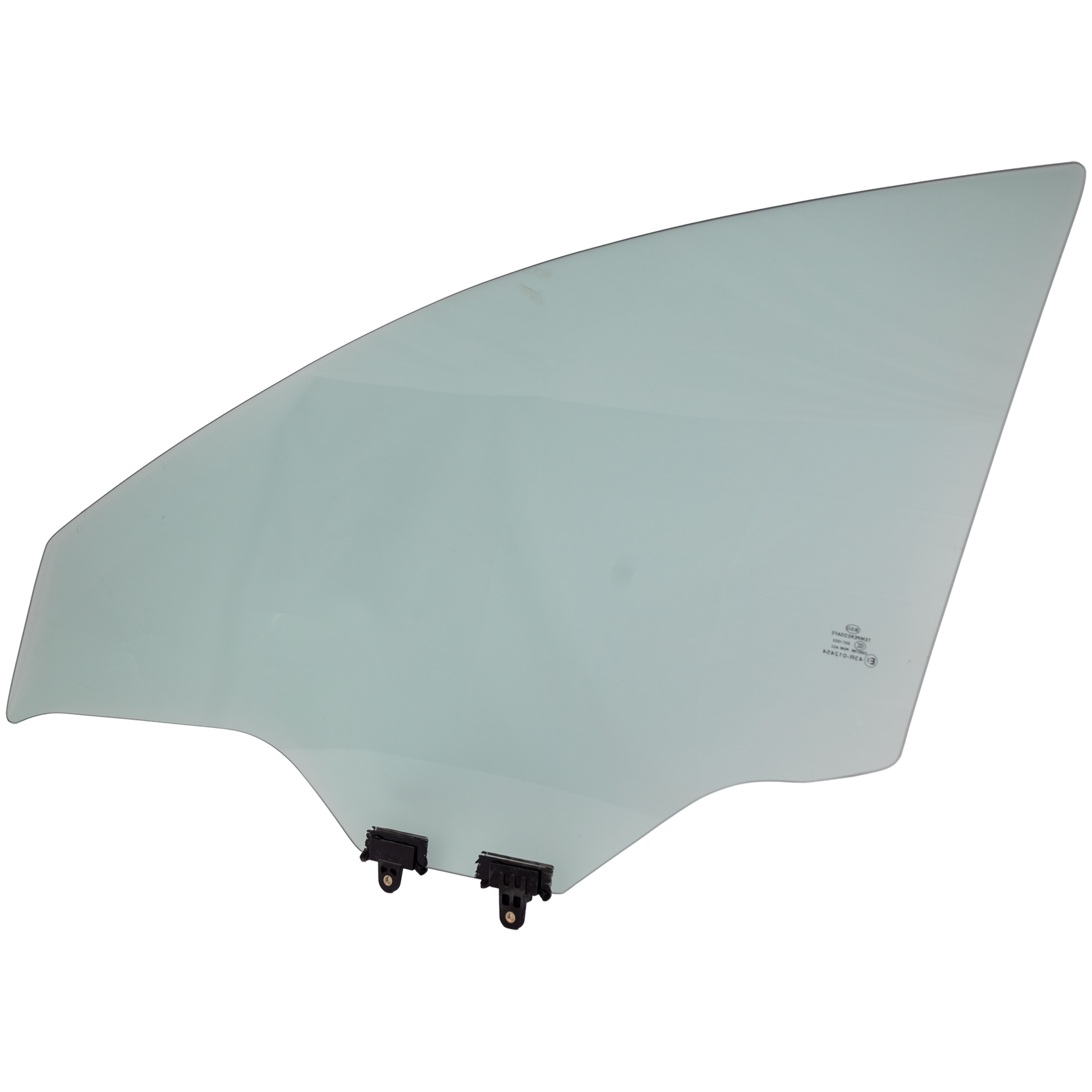 Front, Driver Side Door Glass, Green Tint, Replaces NAGS Number FD25641GTY - Image 2