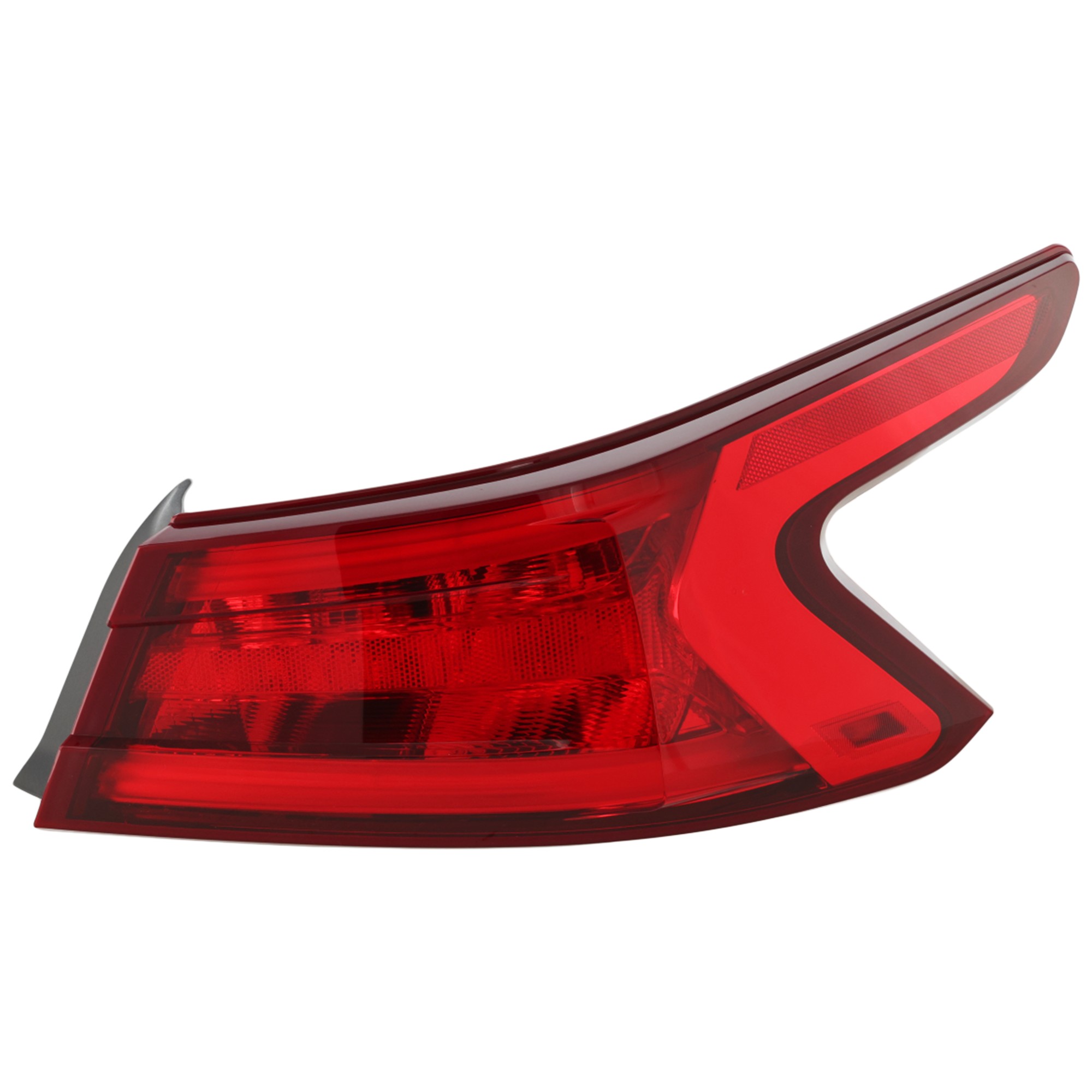 Passenger Side, Outer Tail Light, with Bulb, Halogen, Clear and Red Lens, 6 Cyl., 3.5L Engine
