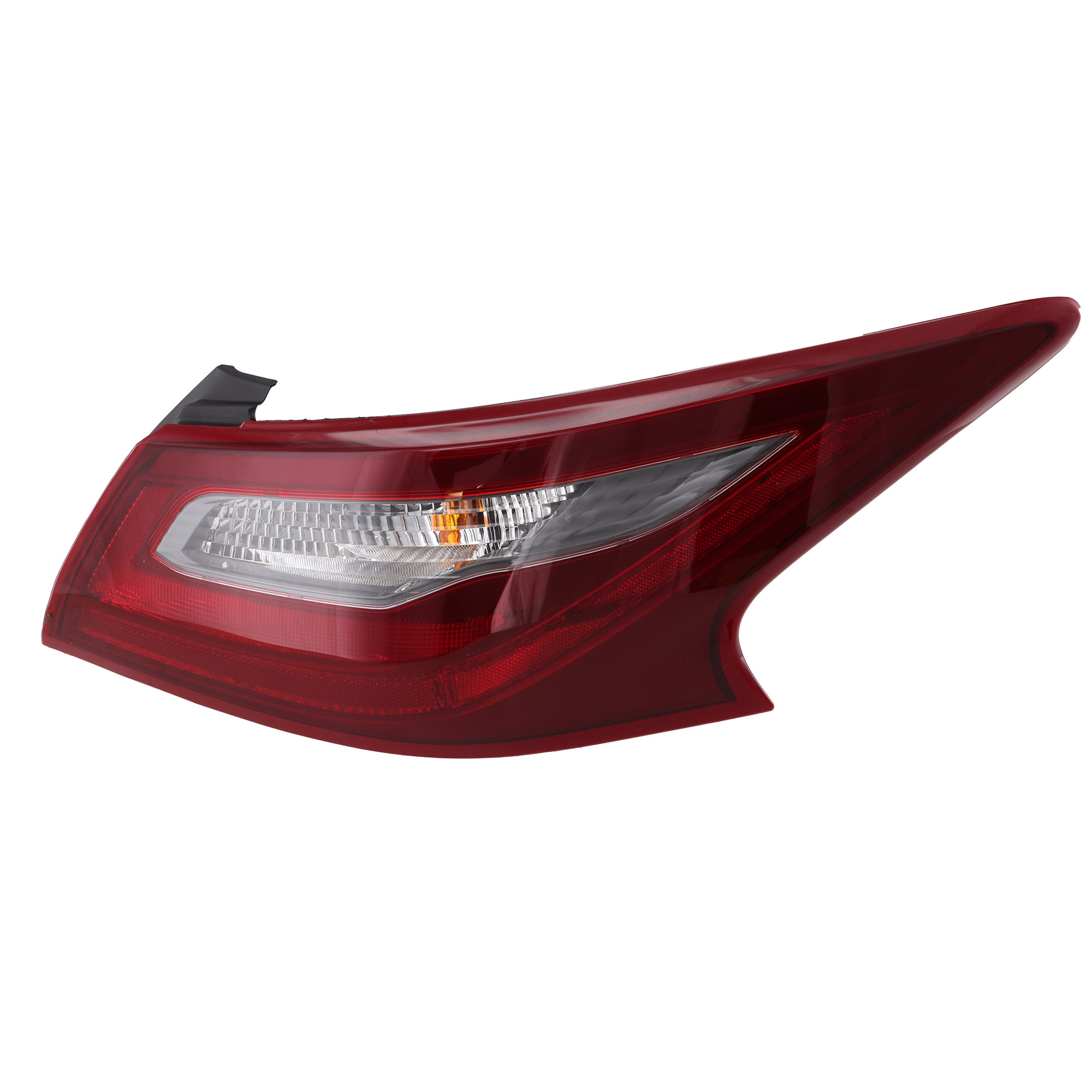 Passenger Side, Outer Tail Light, with Bulb, Halogen, Clear and Red Lens, 18-18 Base/S/SL/SR/SV Models, Without Sport Package - Image 2