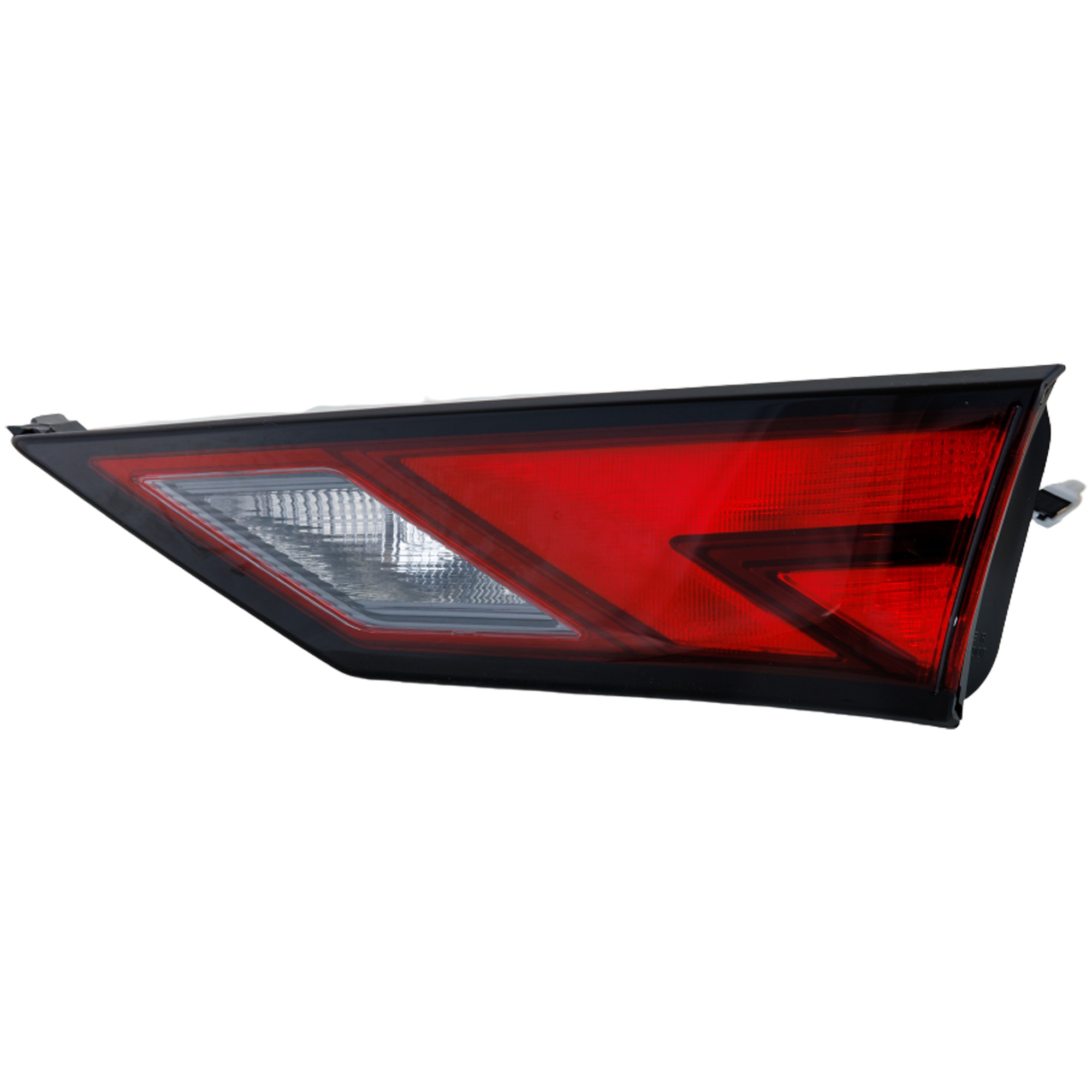 Passenger Side, Inner Tail Light, with Bulb, Halogen, Clear and Red Lens