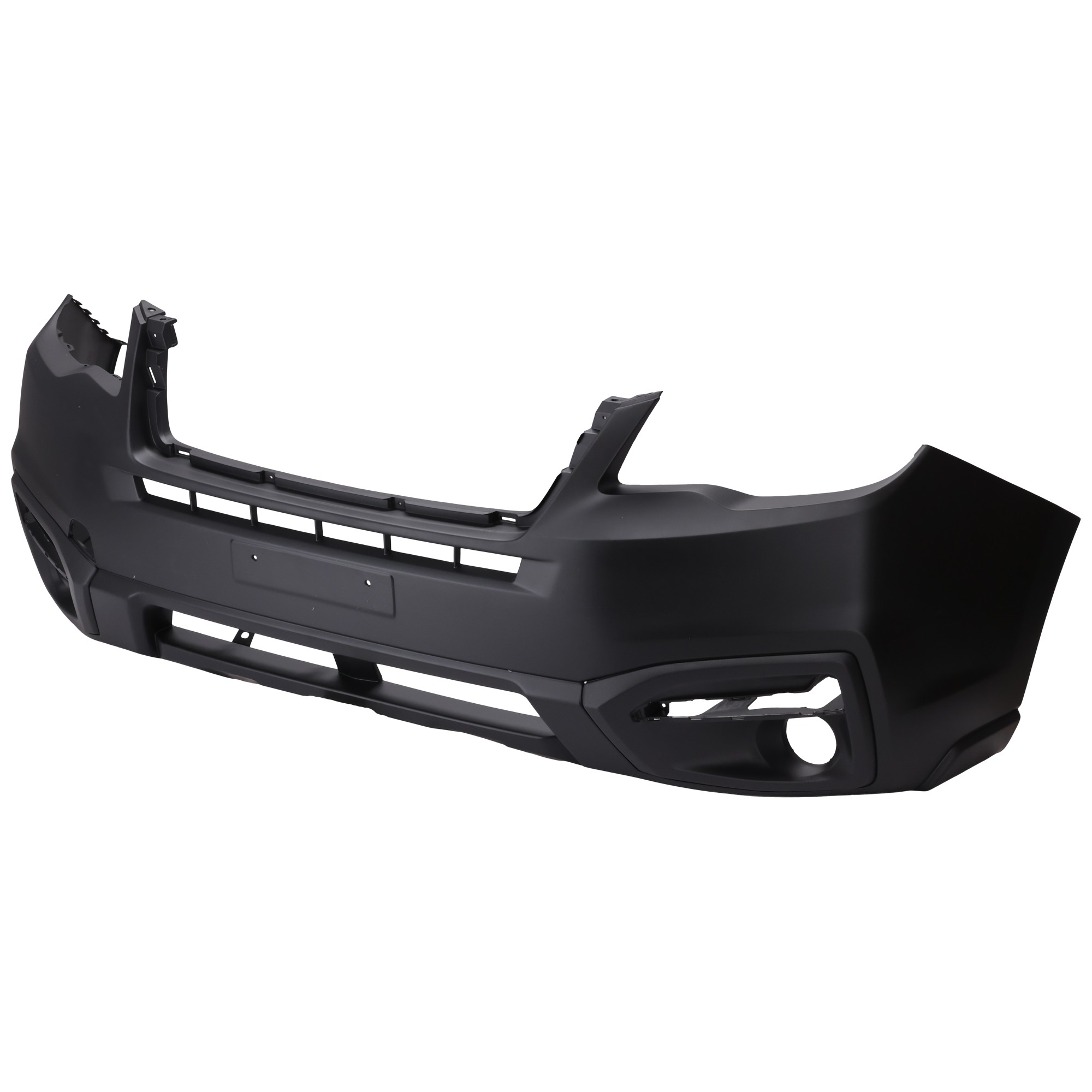 Front Primed Bumper Cover 2.5L, 4Cyl, Without parking aid sensor holes, Without tow hook hole